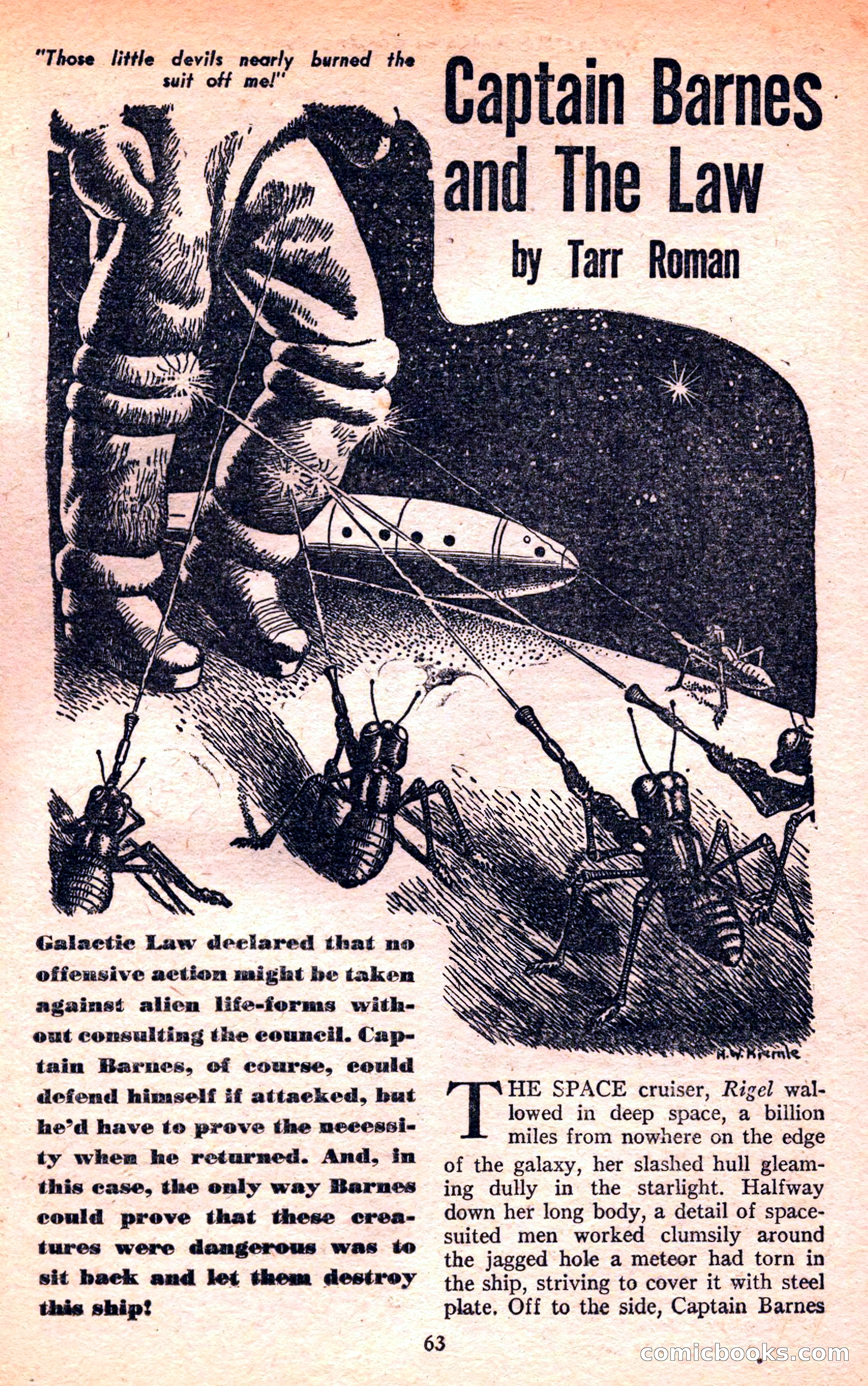 Future Science Fiction, March 1952 — page 63 of 101