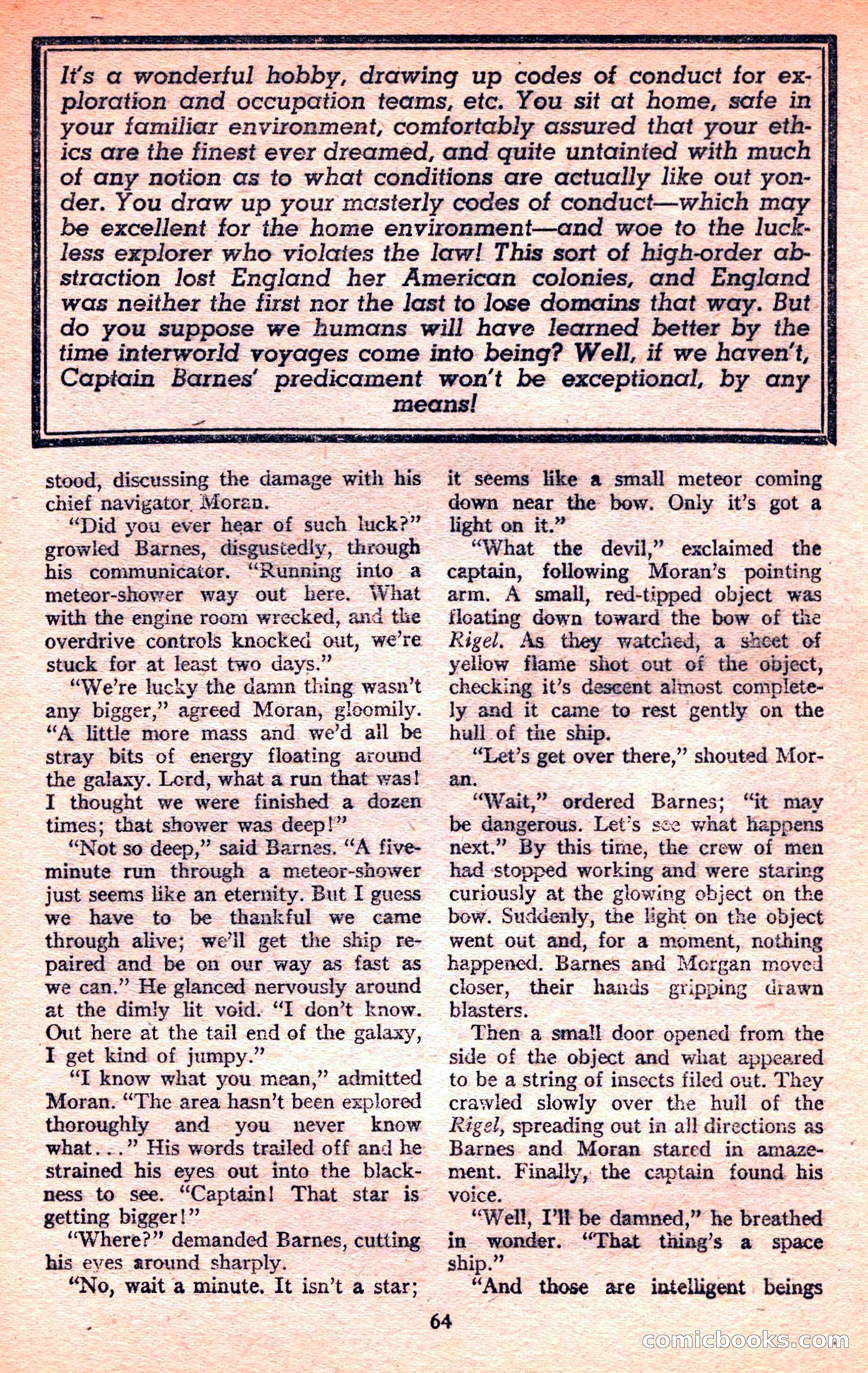 Future Science Fiction, March 1952 — page 64 of 101