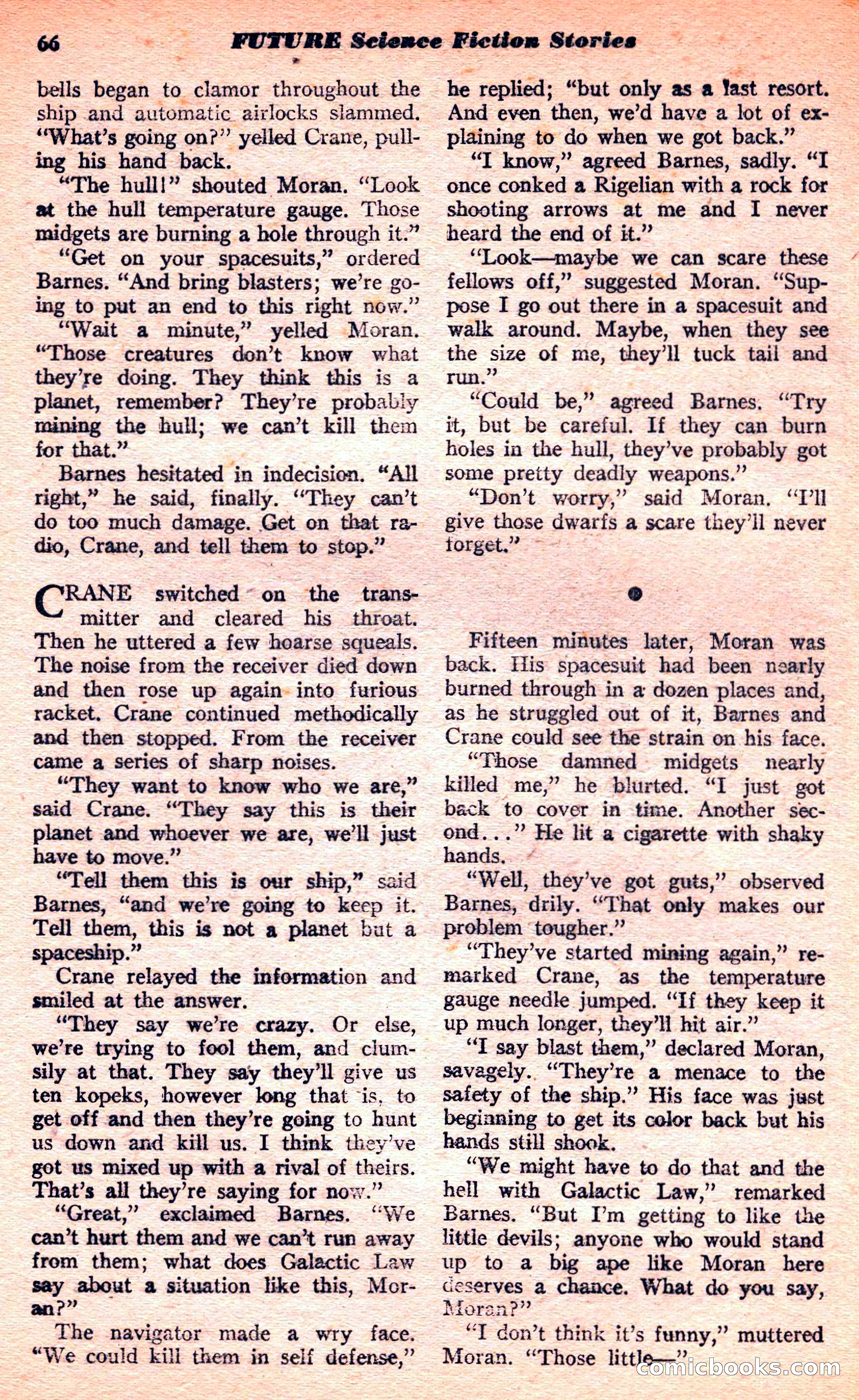 Future Science Fiction, March 1952 — page 66 of 101