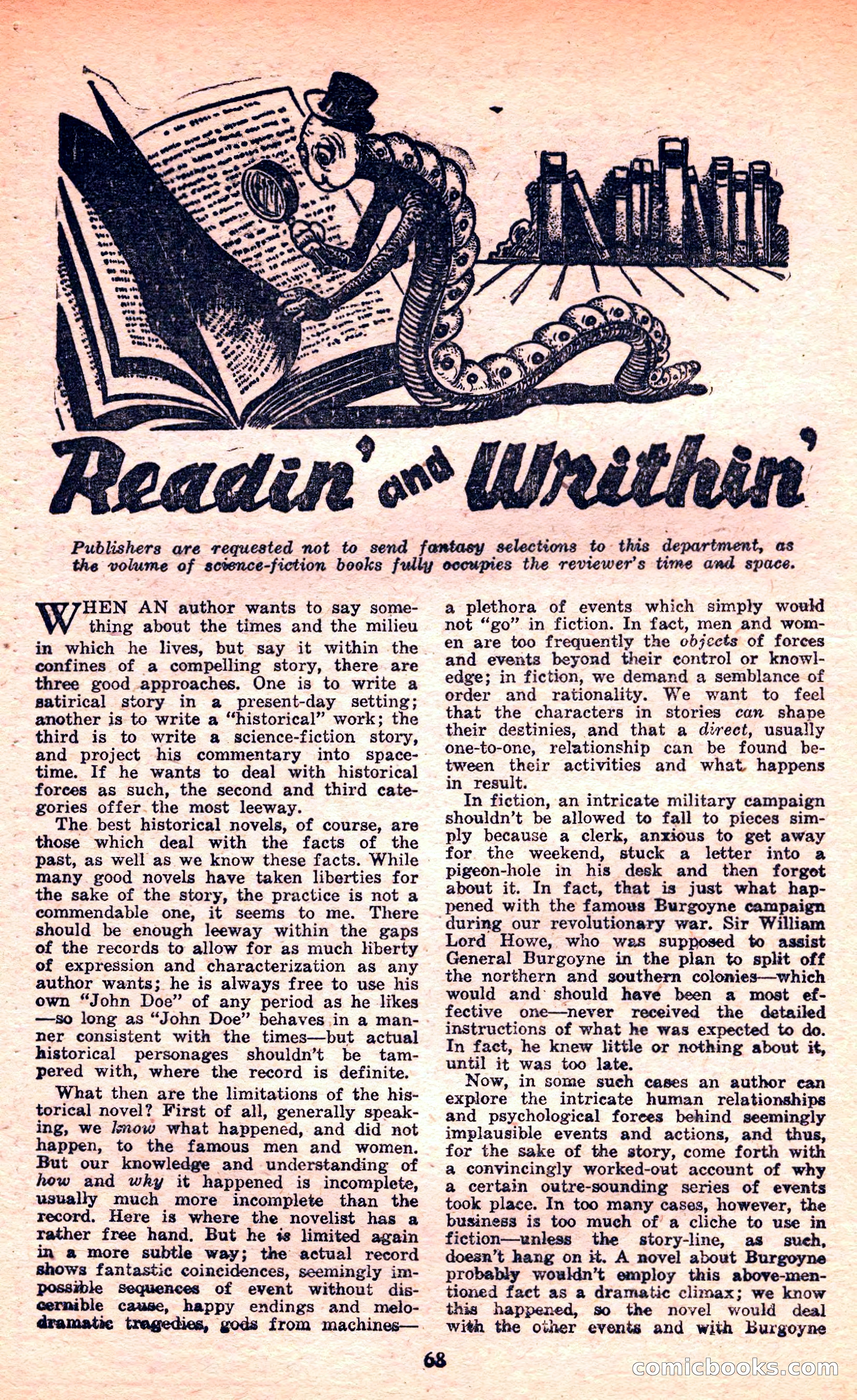 Future Science Fiction, March 1952 — page 68 of 101
