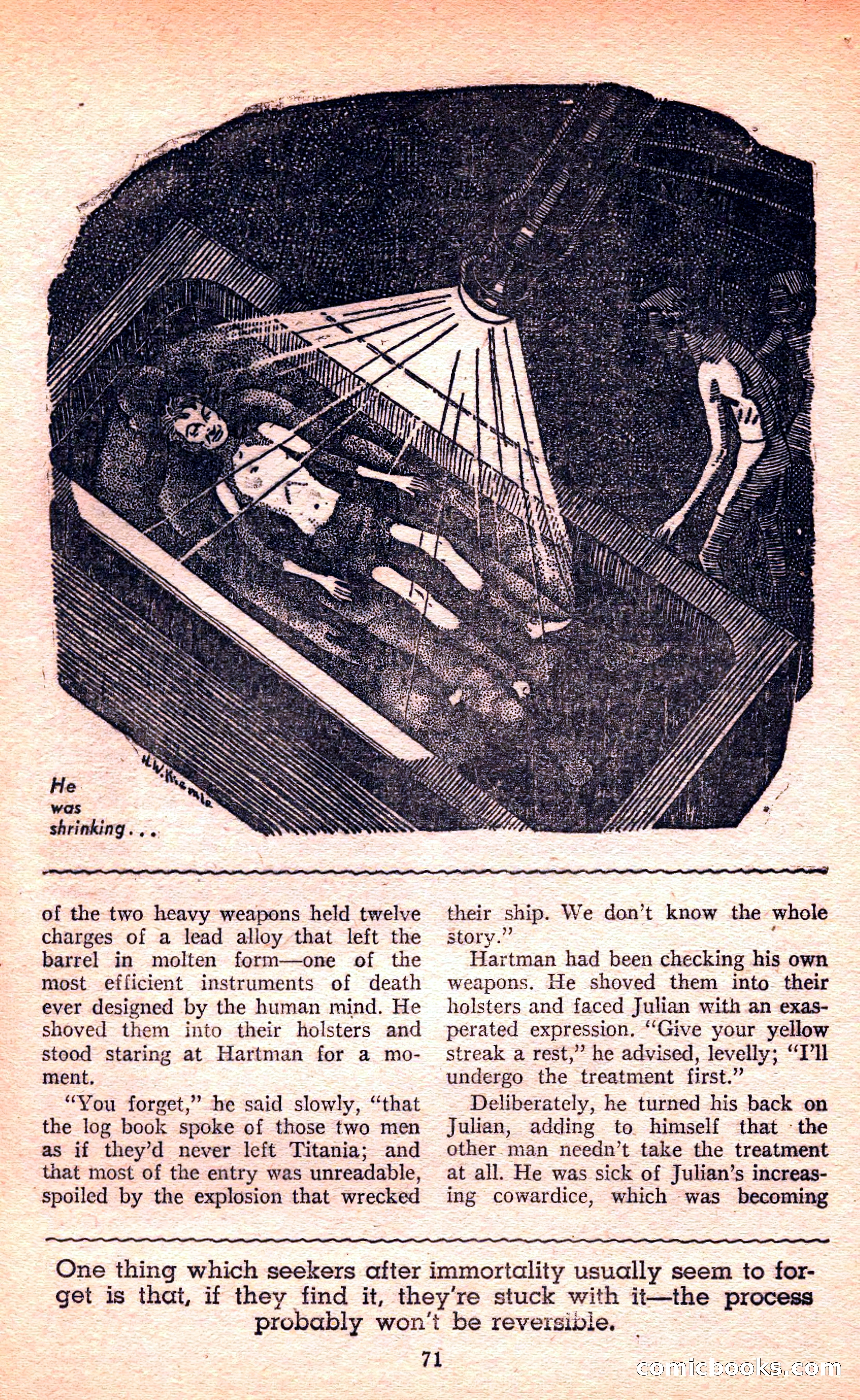 Future Science Fiction, March 1952 — page 71 of 101