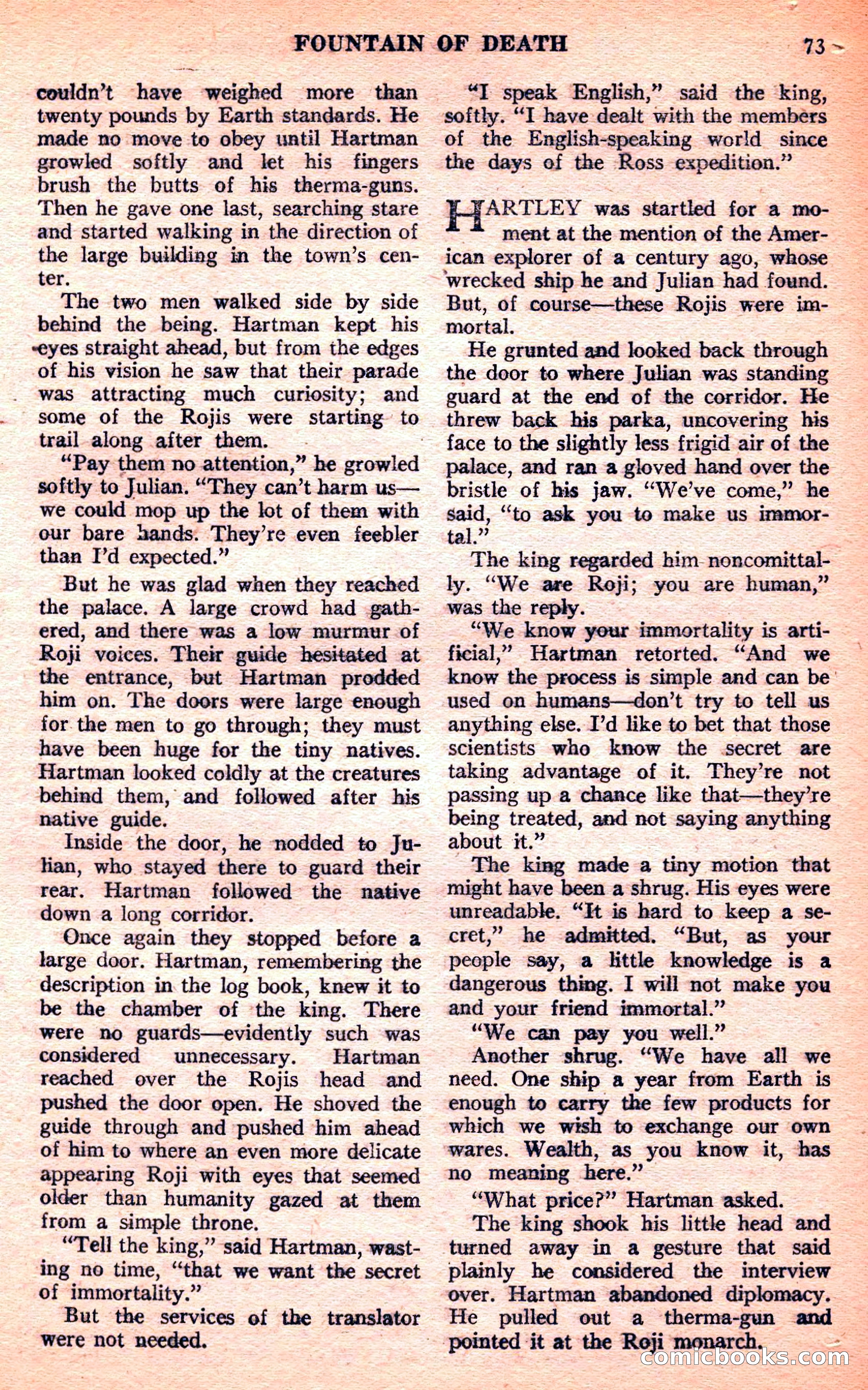 Future Science Fiction, March 1952 — page 73 of 101