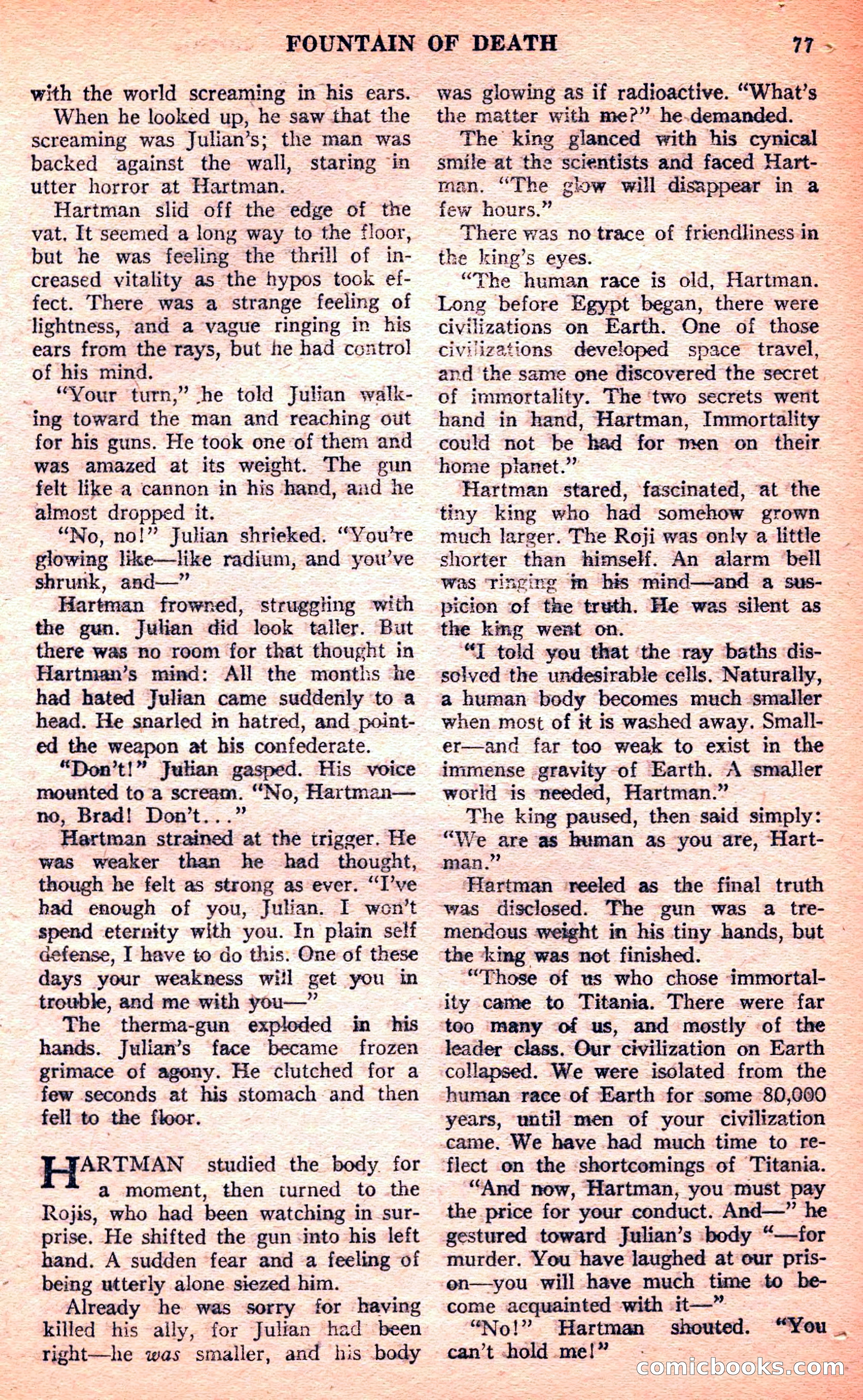 Future Science Fiction, March 1952 — page 77 of 101