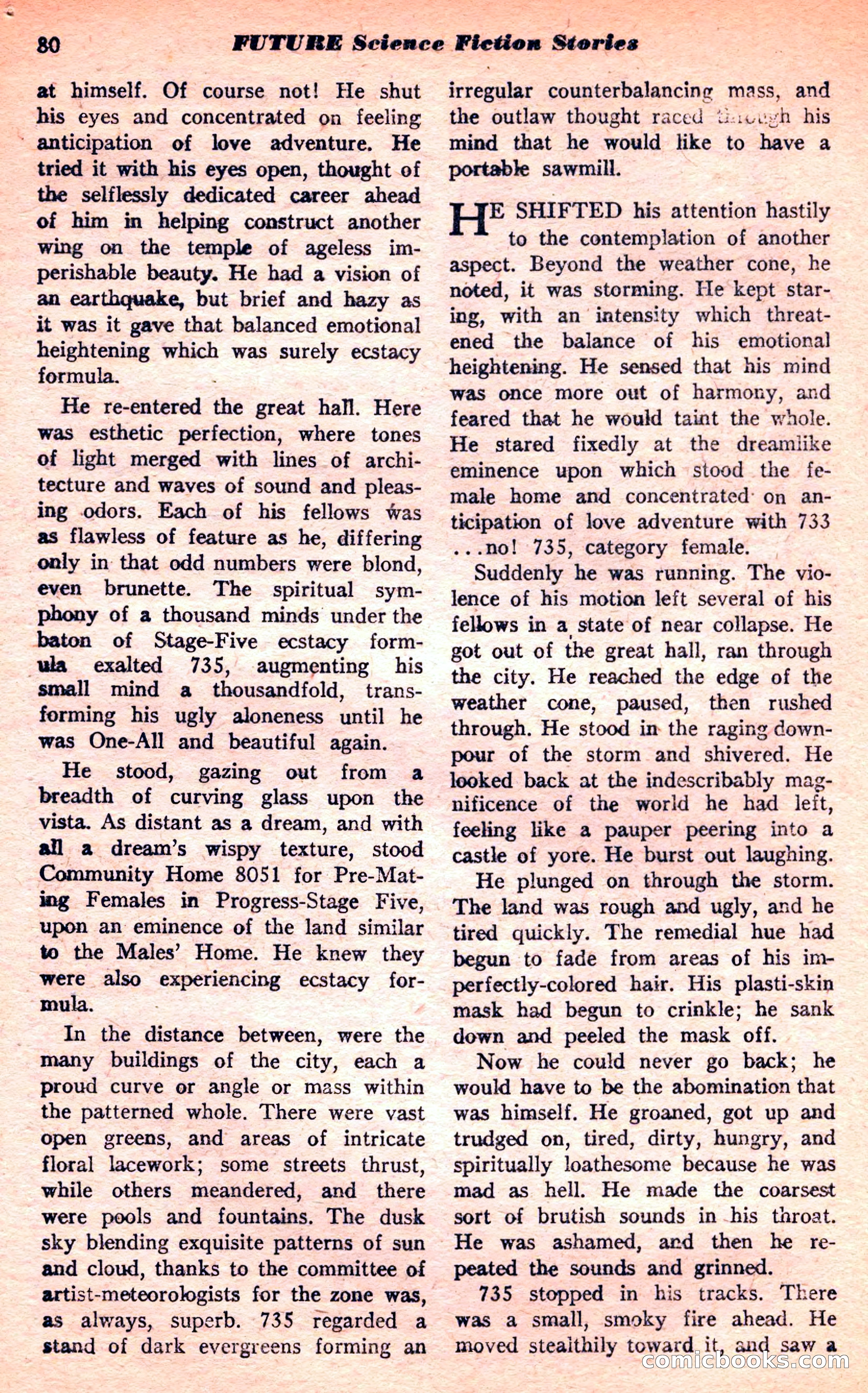 Future Science Fiction, March 1952 — page 80 of 101