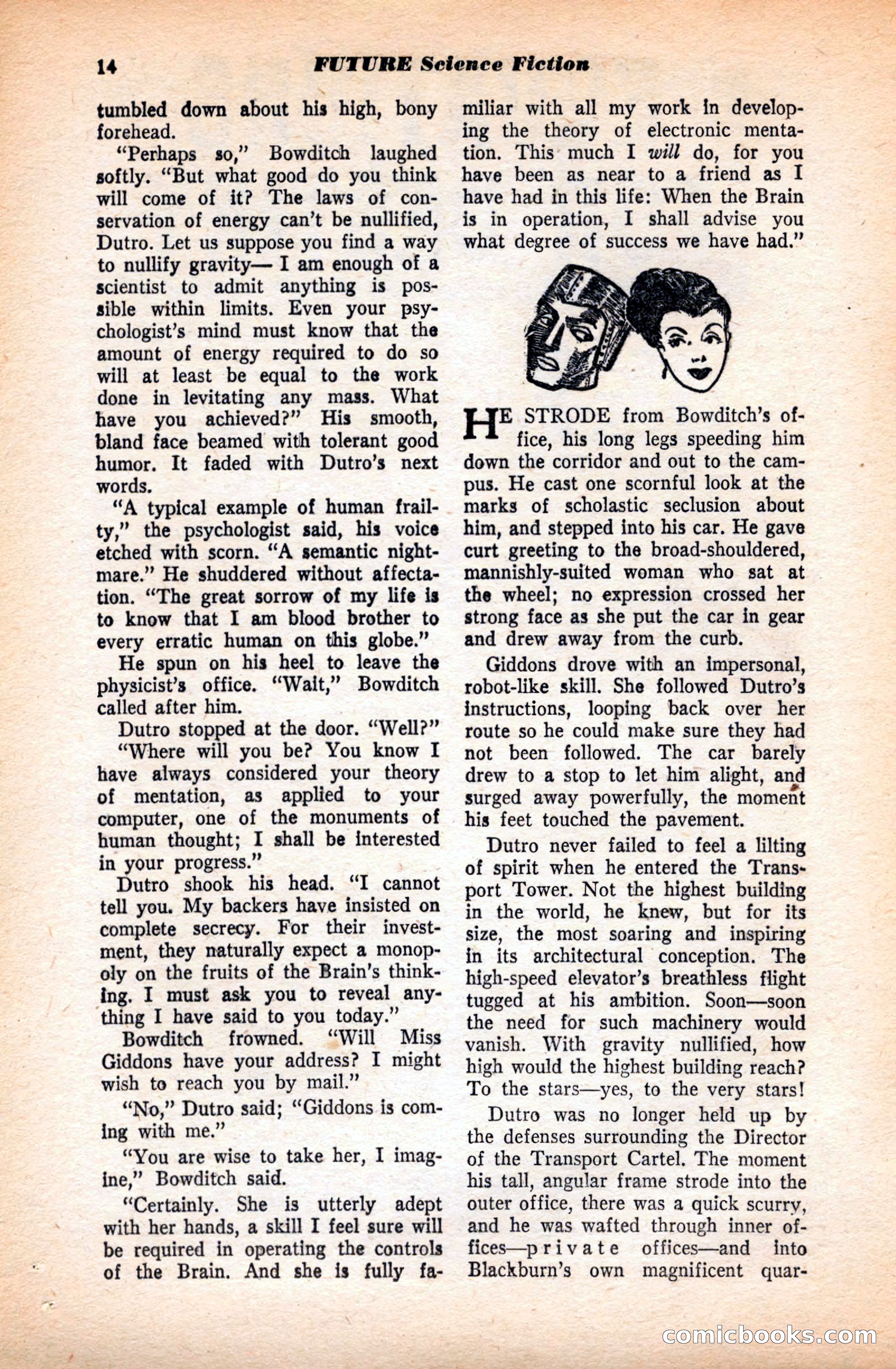 Future Science Fiction, May 1952 — page 14 of 100