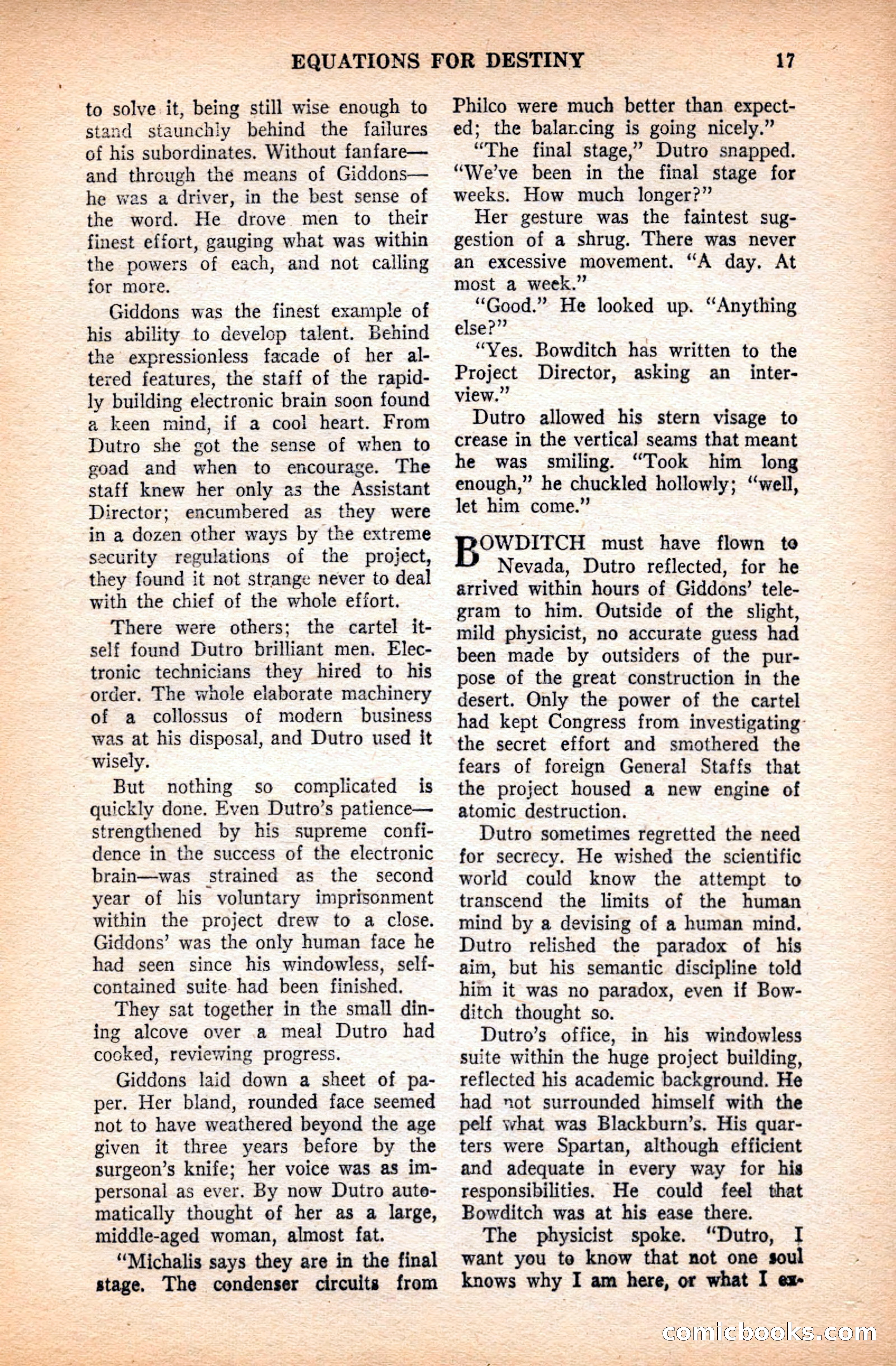 Future Science Fiction, May 1952 — page 17 of 100