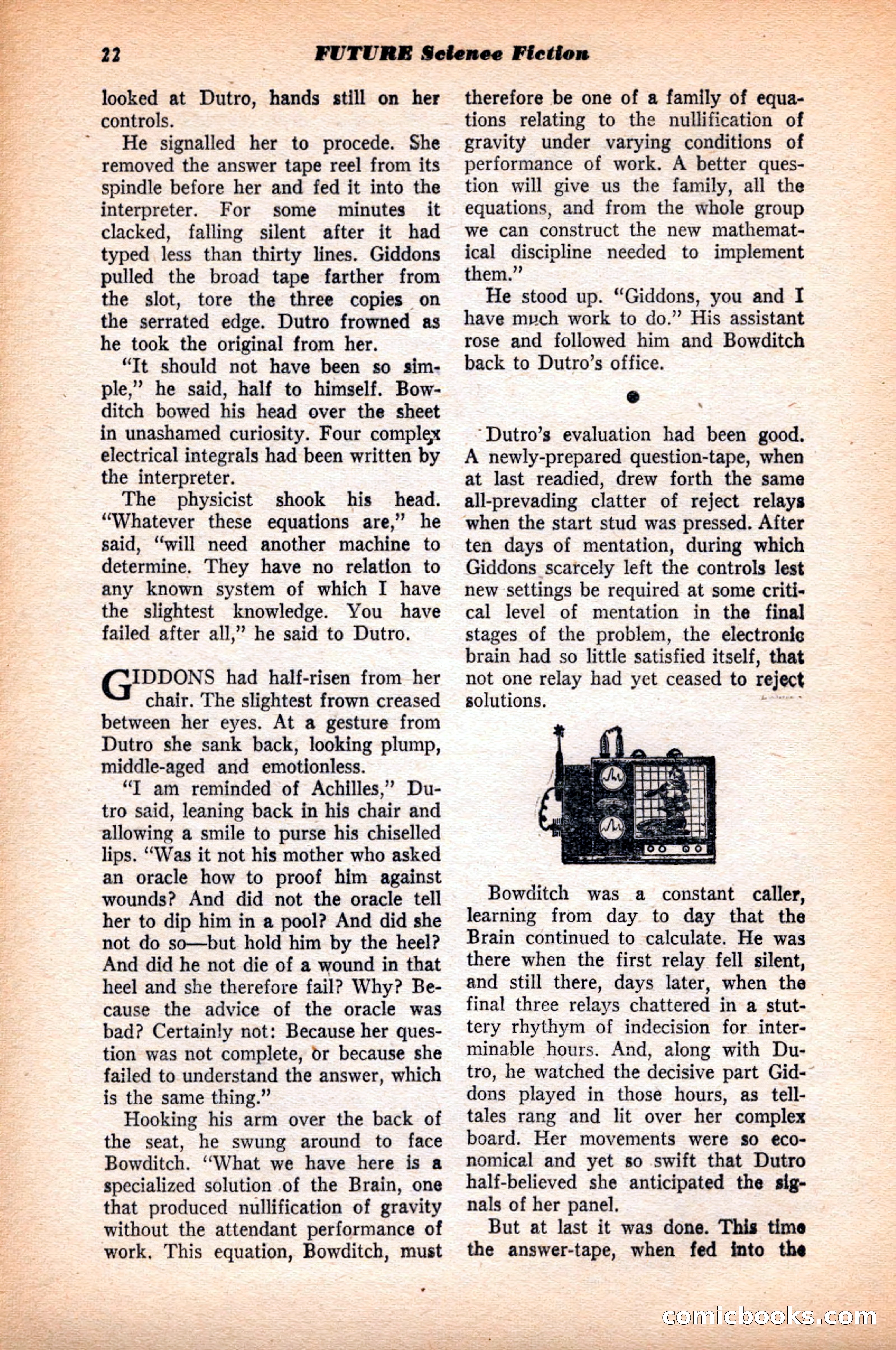 Future Science Fiction, May 1952 — page 22 of 100