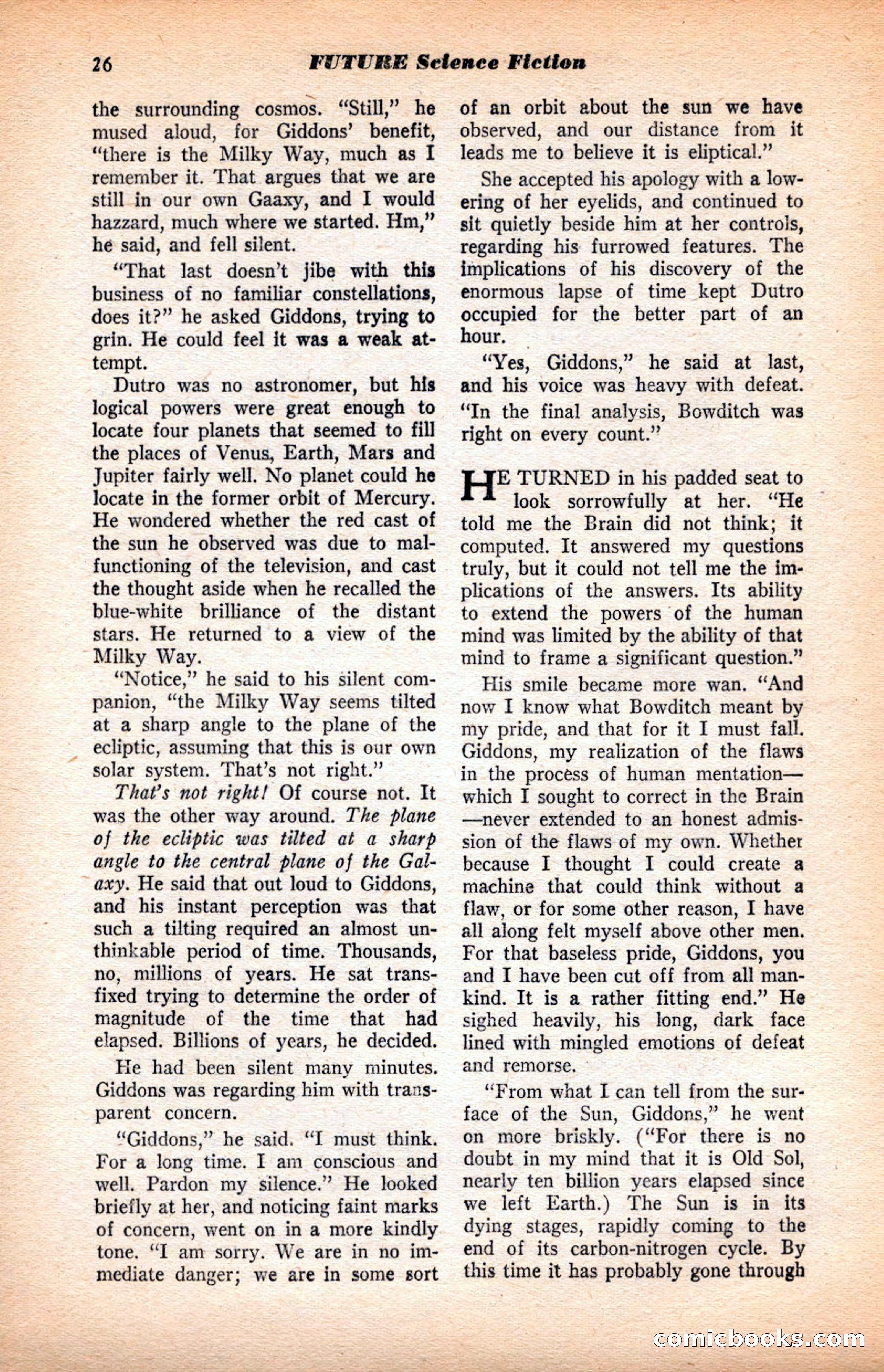 Future Science Fiction, May 1952 — page 26 of 100
