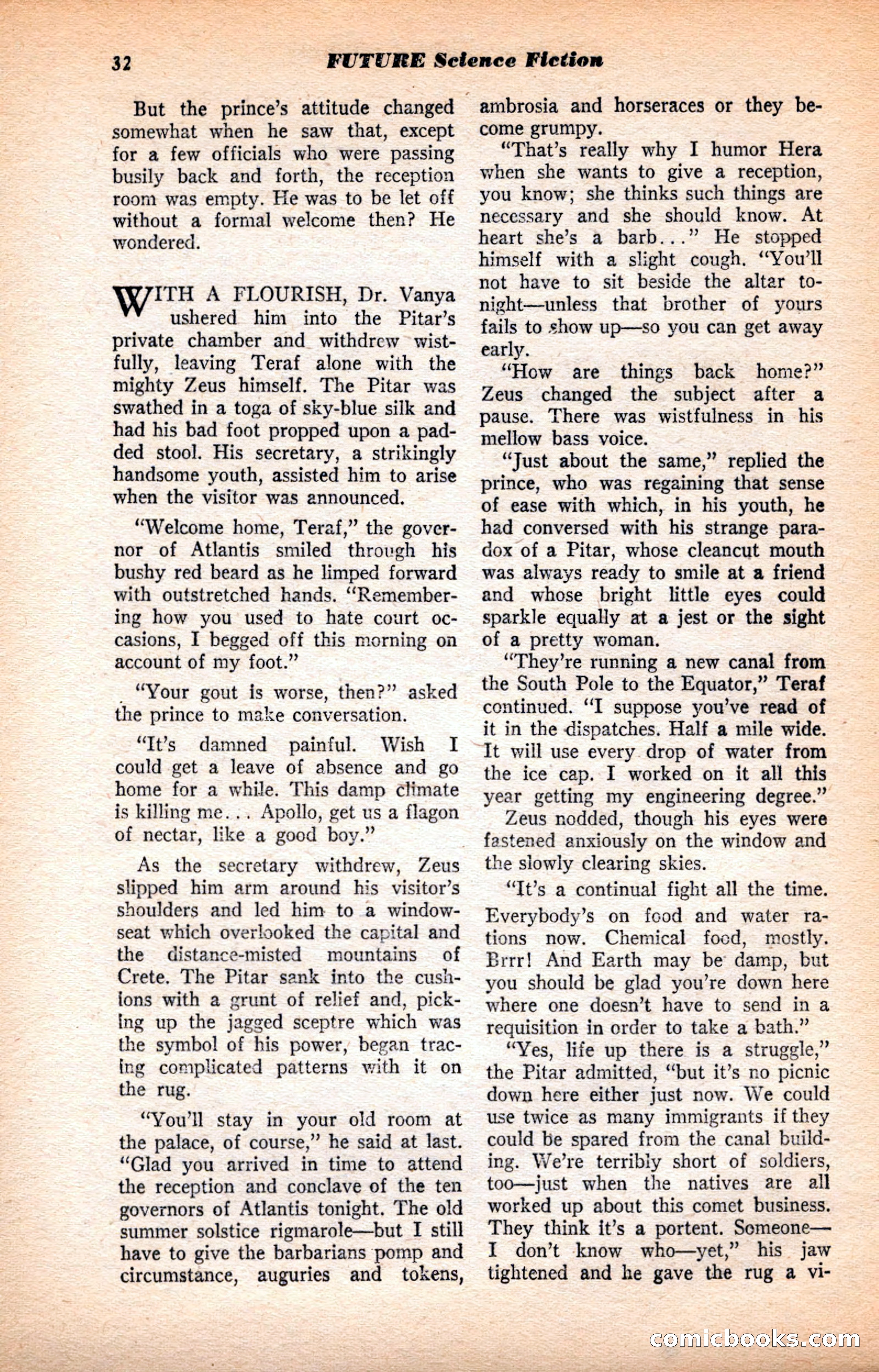 Future Science Fiction, May 1952 — page 32 of 100