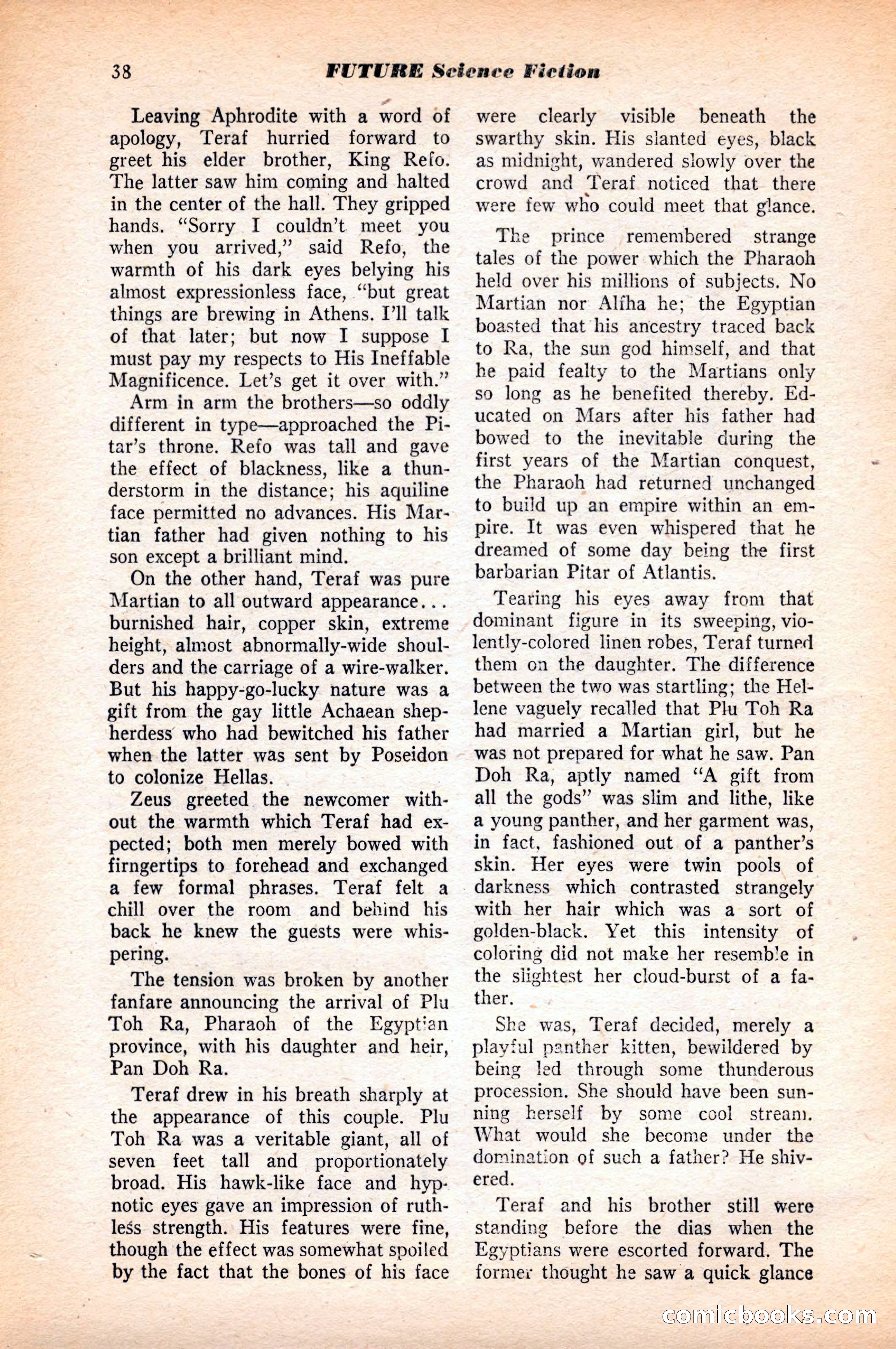 Future Science Fiction, May 1952 — page 38 of 100