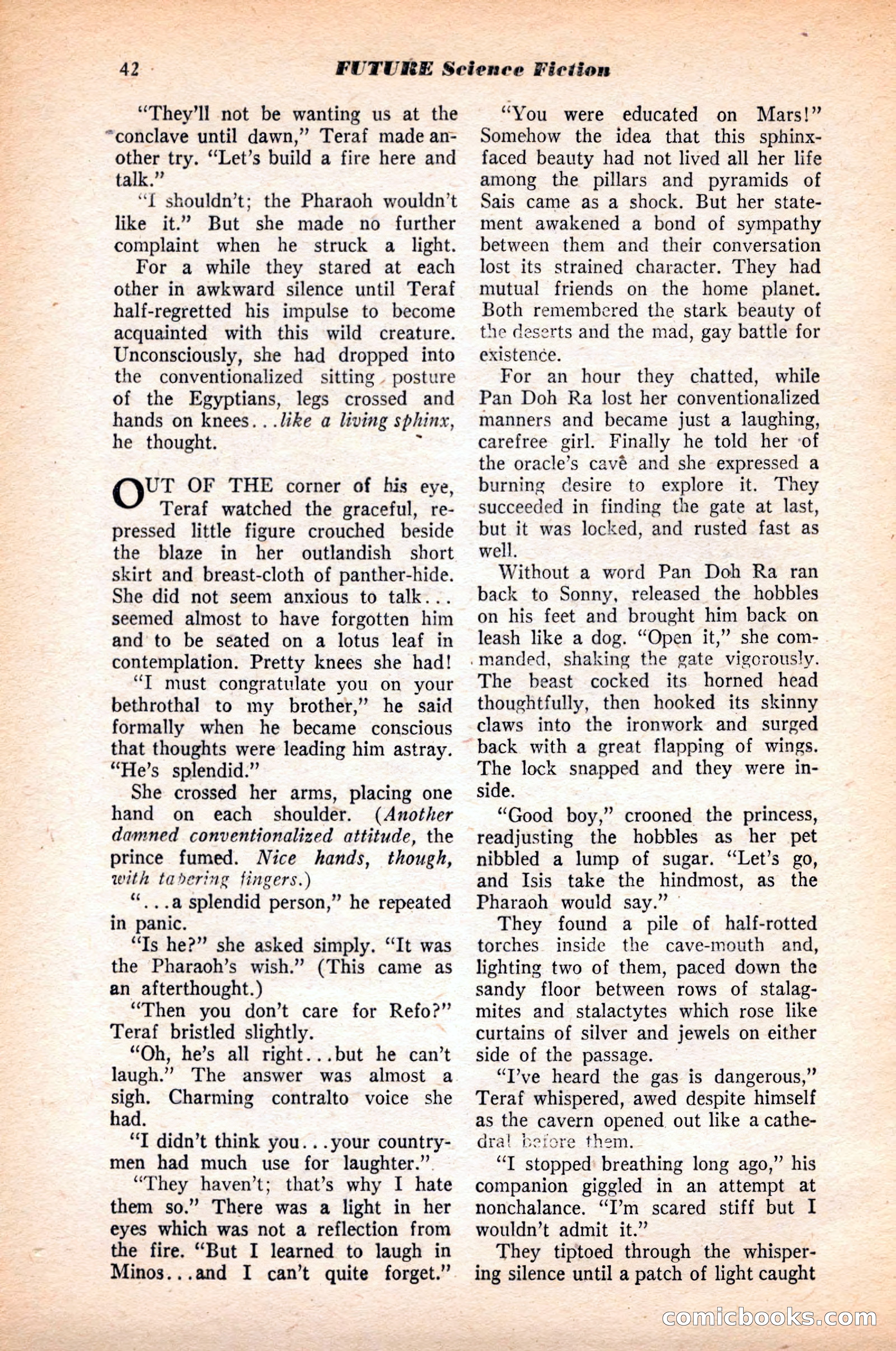 Future Science Fiction, May 1952 — page 42 of 100
