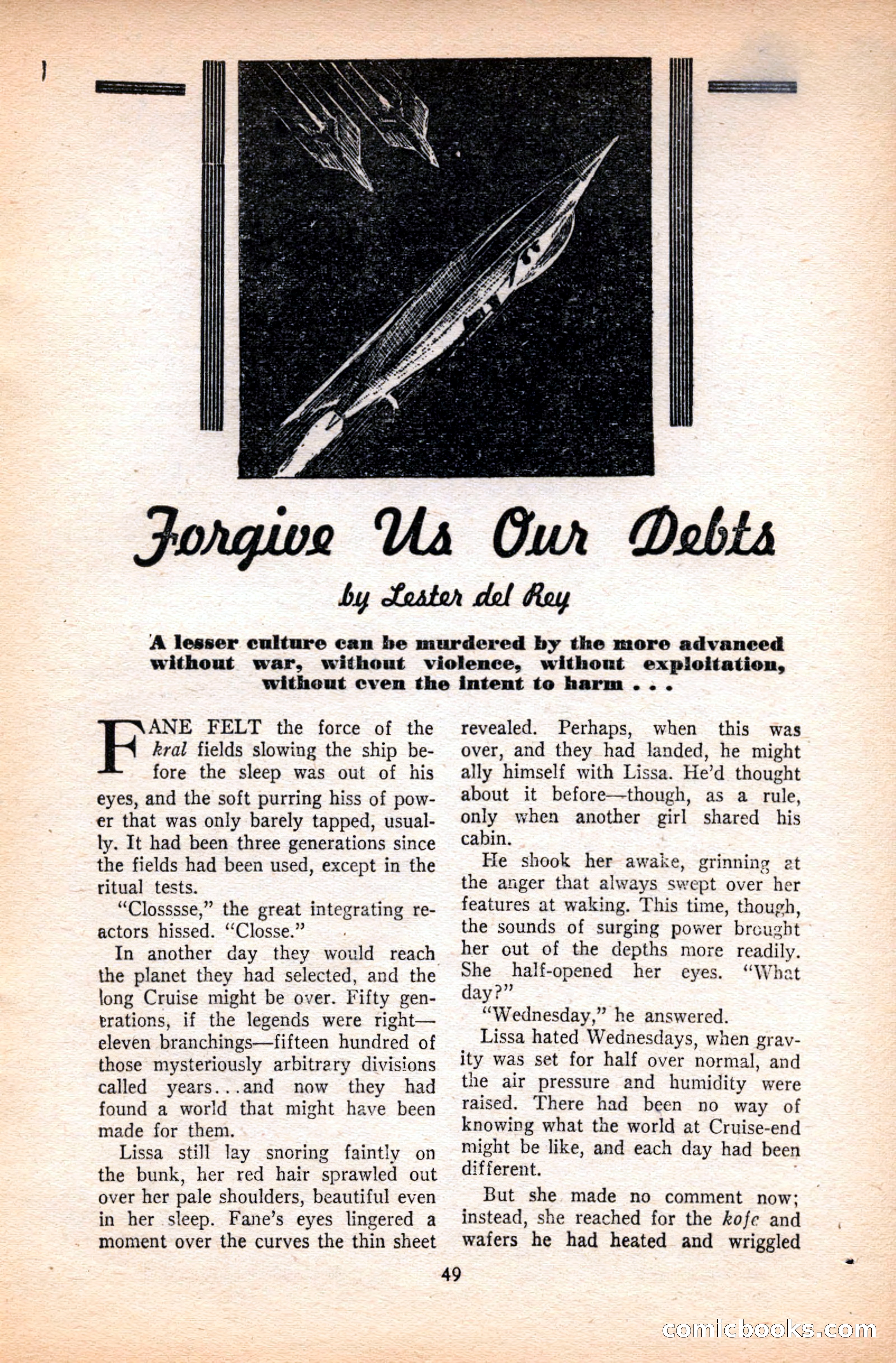 Future Science Fiction, May 1952 — page 49 of 100