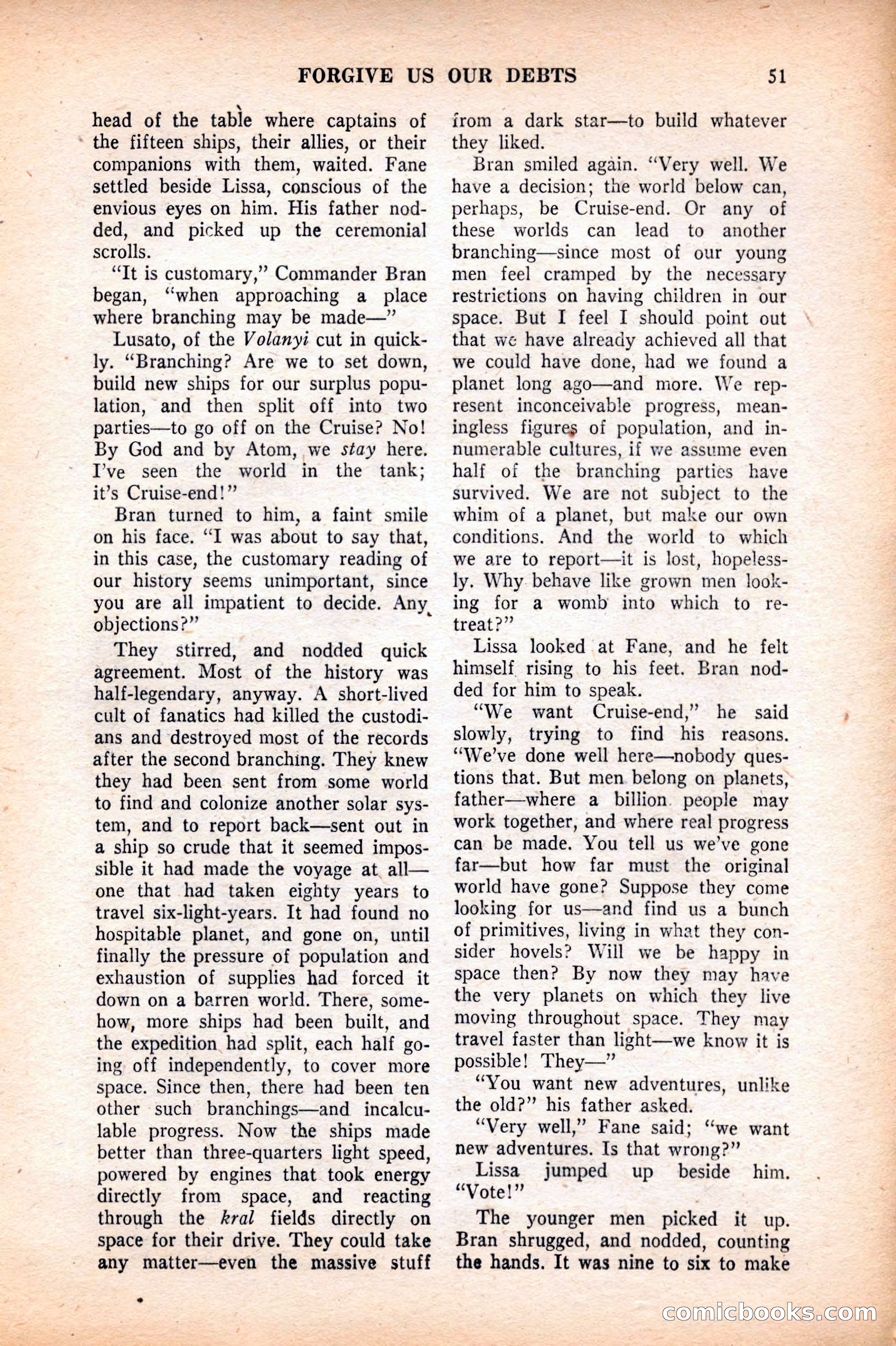Future Science Fiction, May 1952 — page 51 of 100