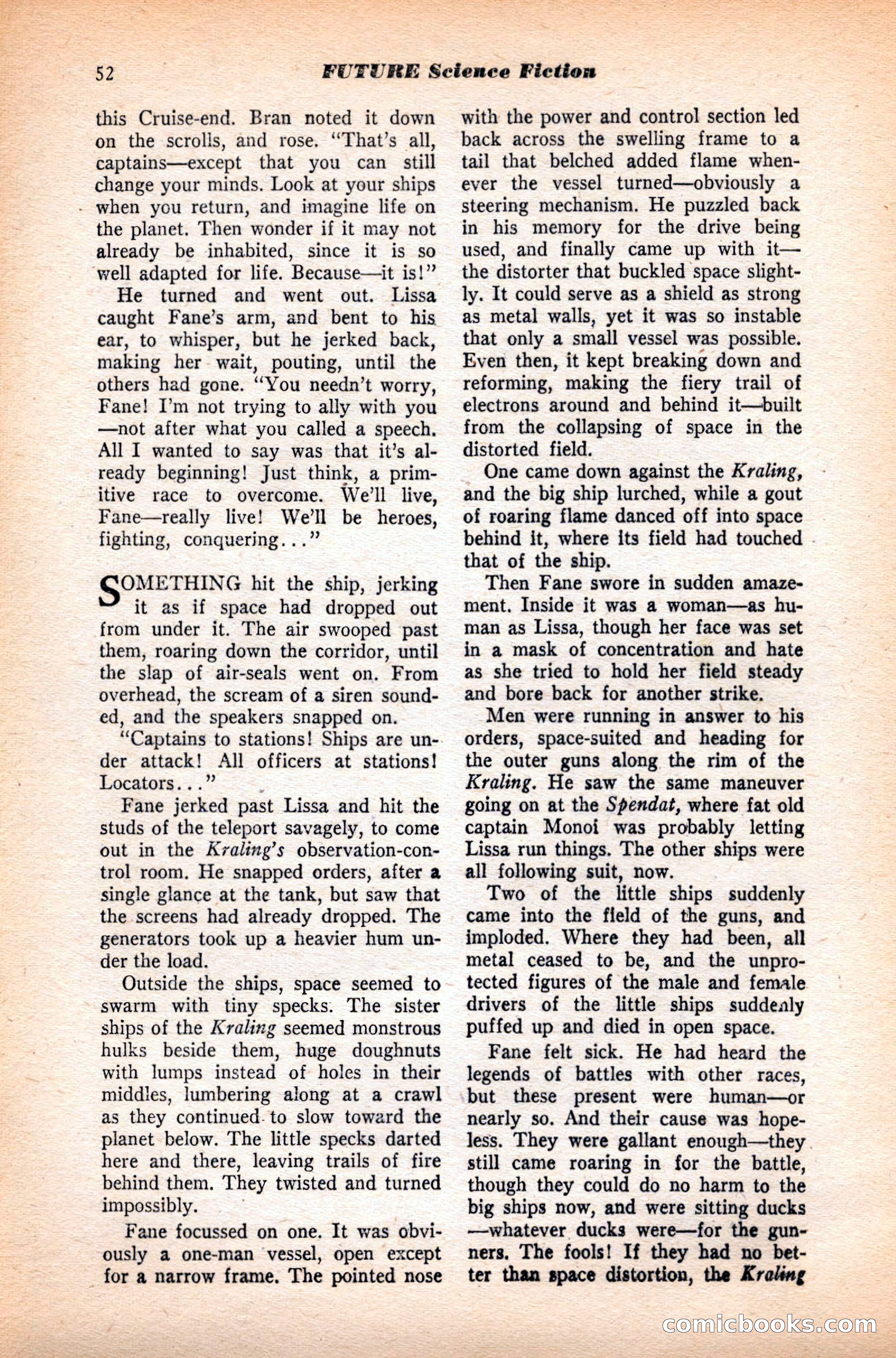 Future Science Fiction, May 1952 — page 52 of 100