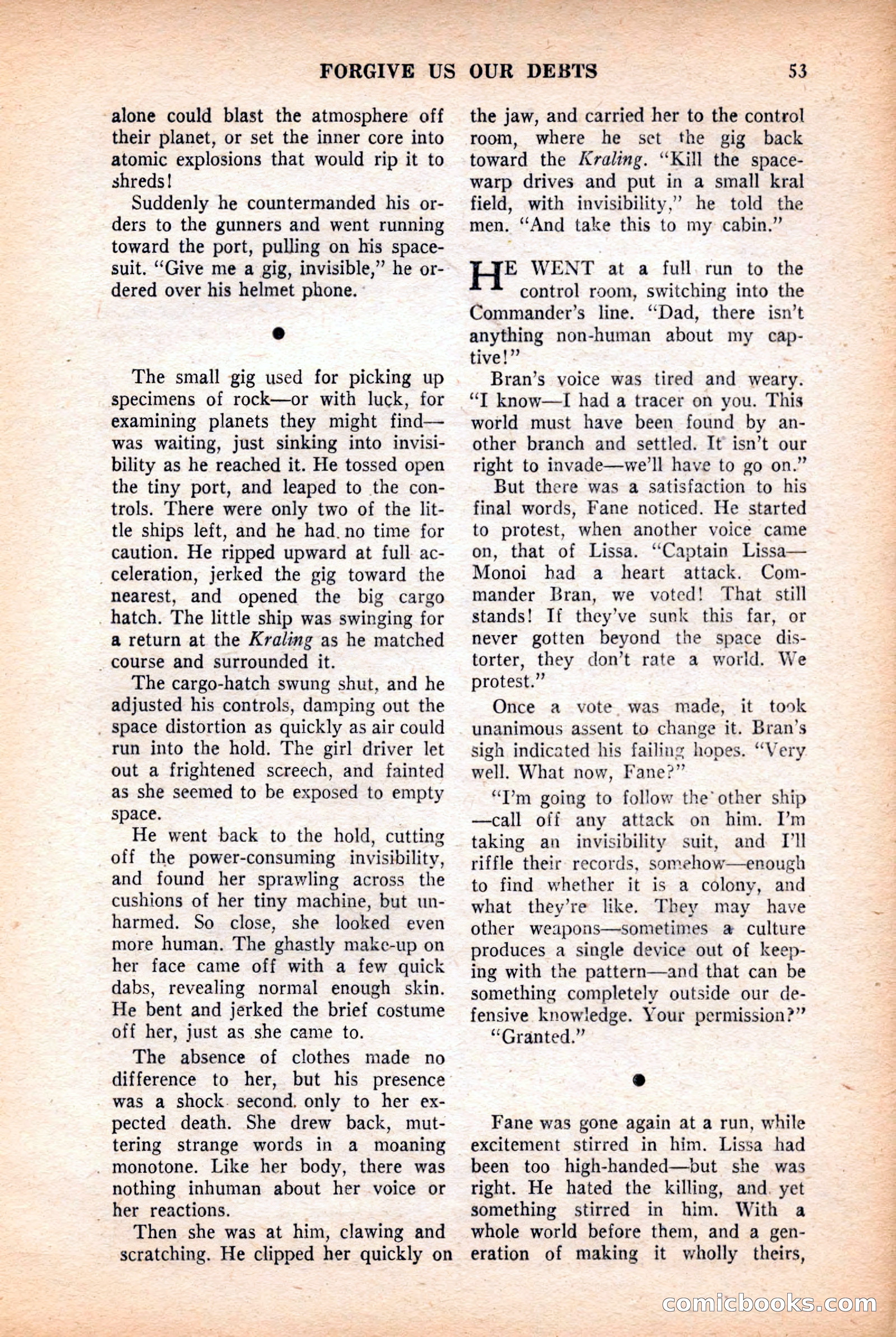 Future Science Fiction, May 1952 — page 53 of 100