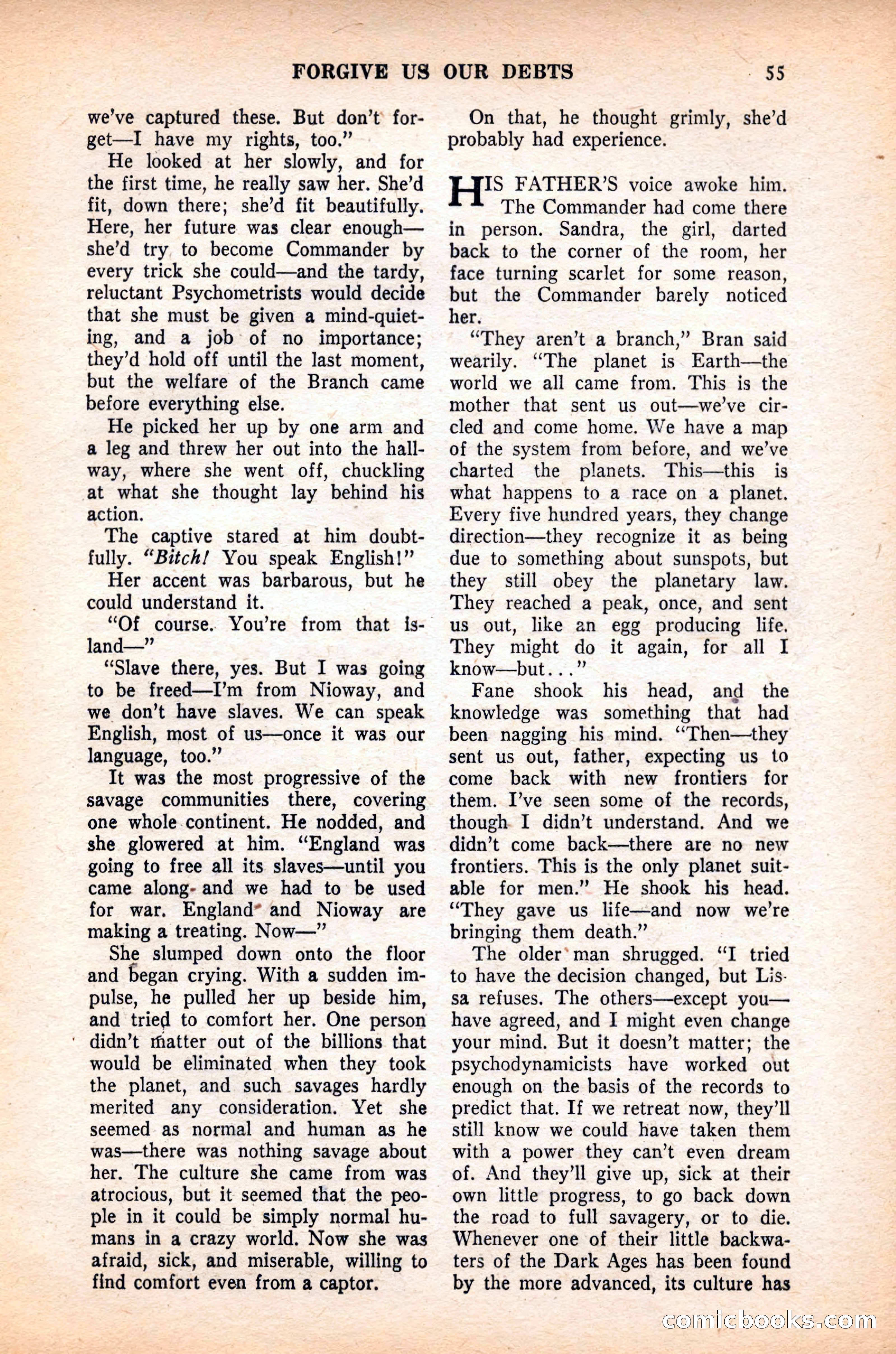 Future Science Fiction, May 1952 — page 55 of 100