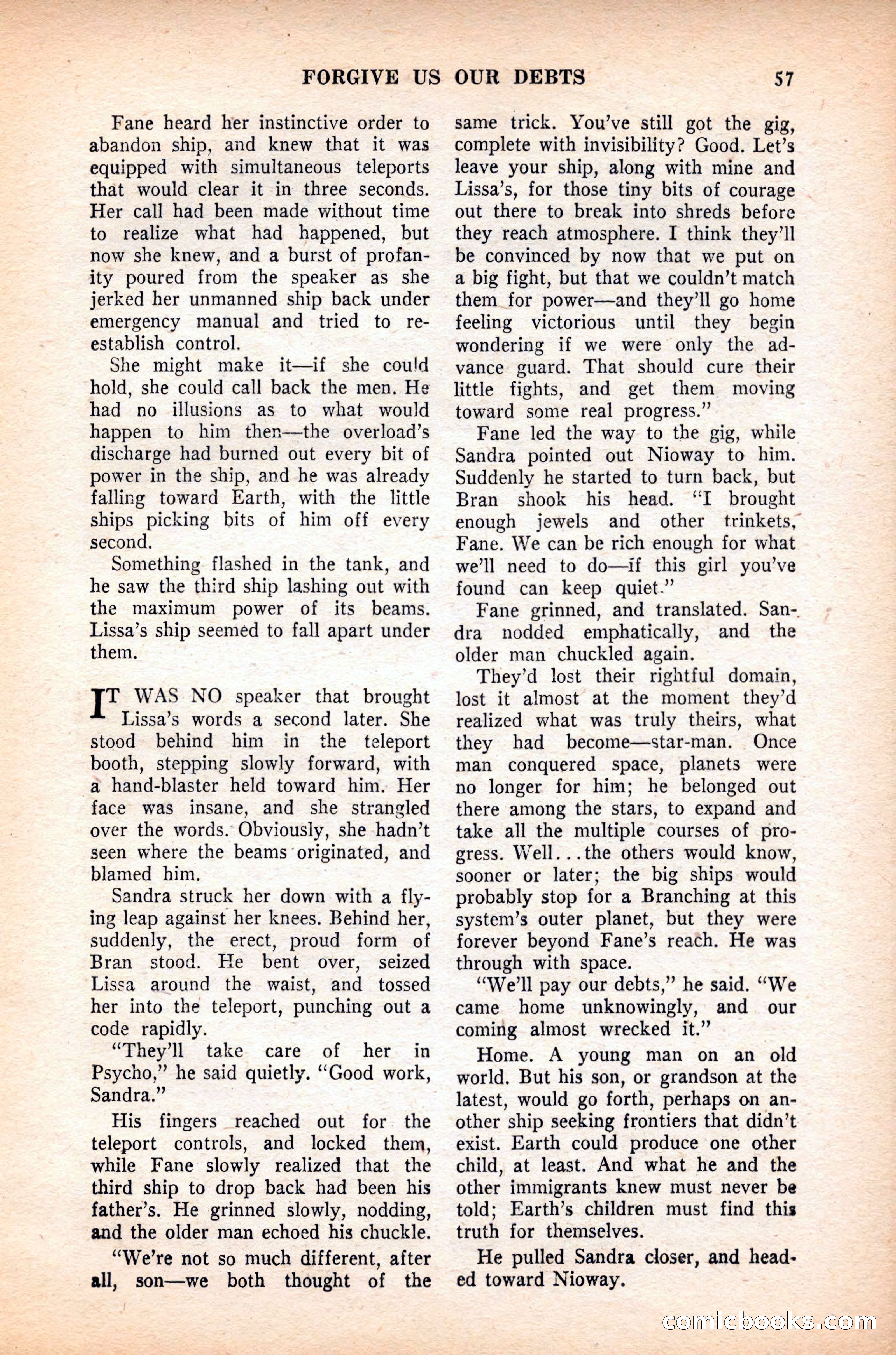 Future Science Fiction, May 1952 — page 57 of 100