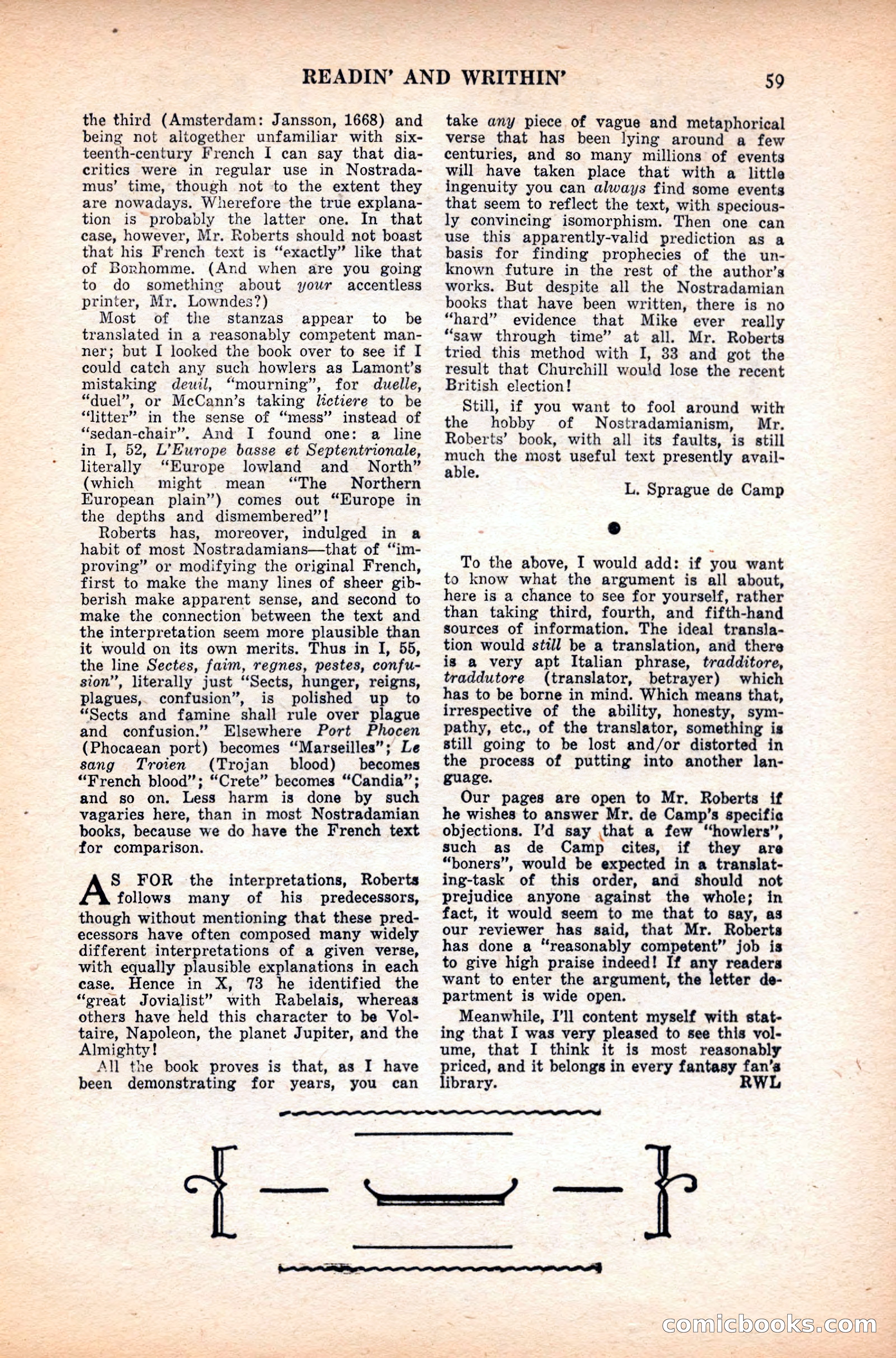 Future Science Fiction, May 1952 — page 59 of 100