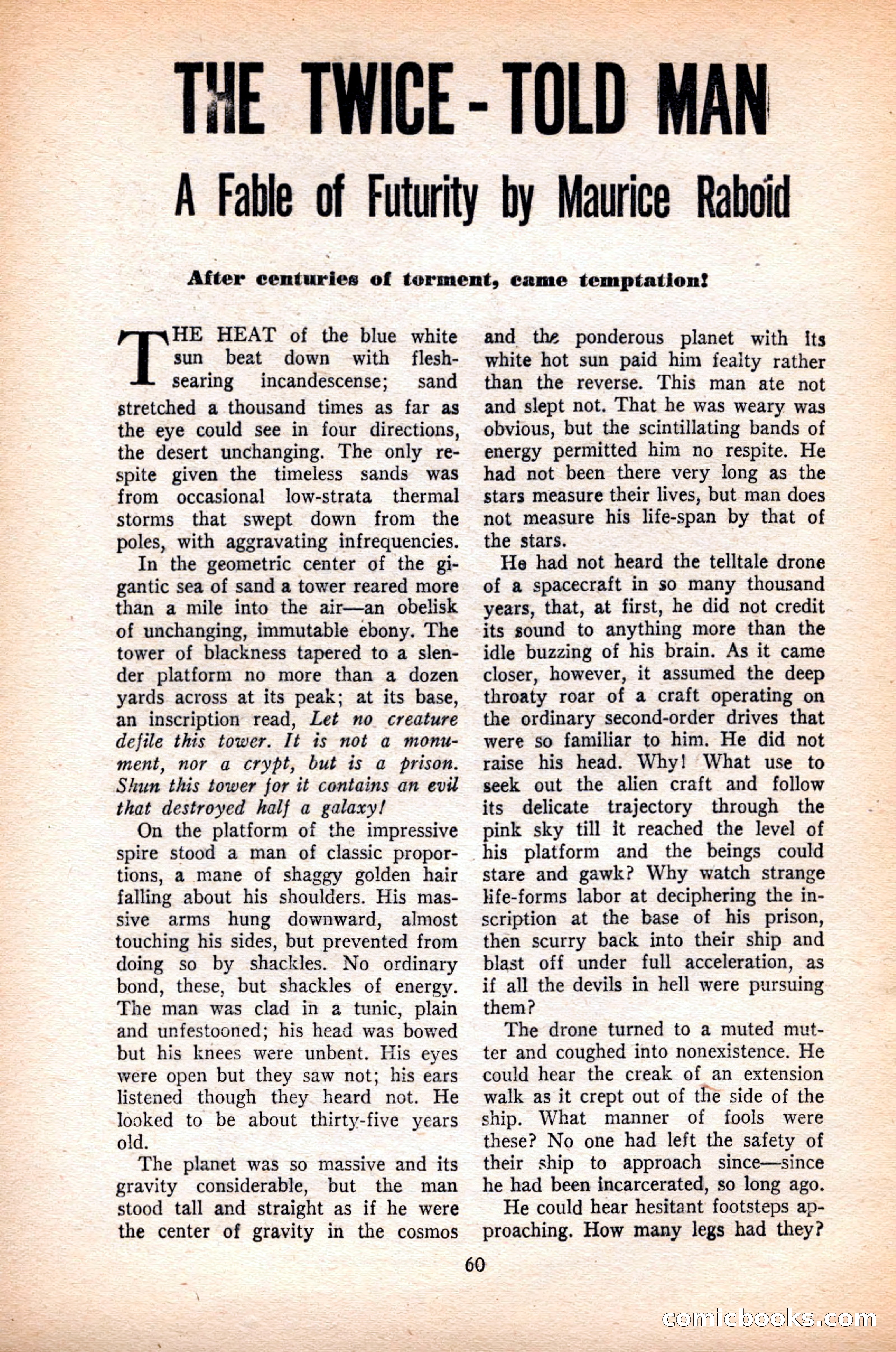 Future Science Fiction, May 1952 — page 60 of 100