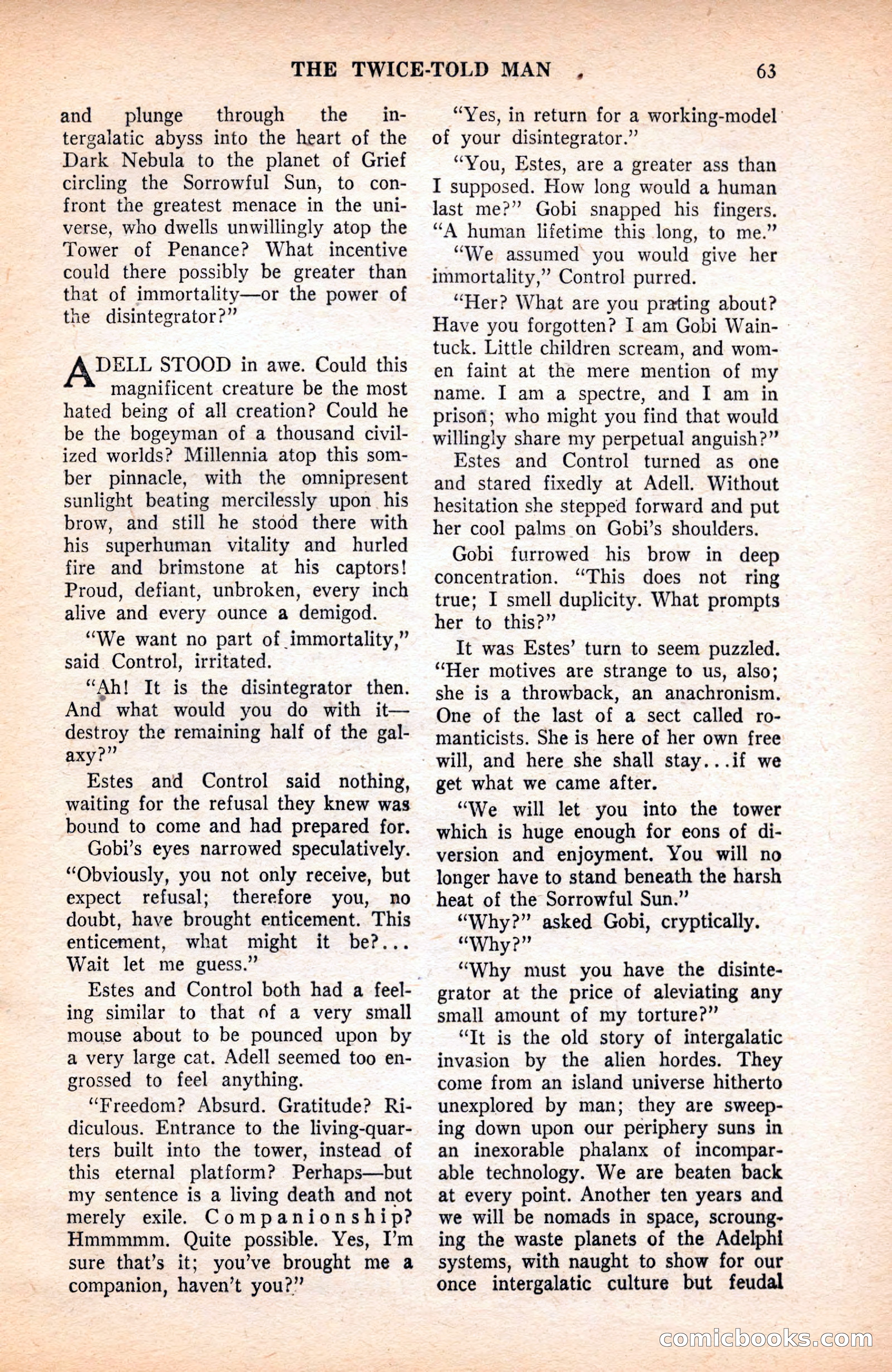 Future Science Fiction, May 1952 — page 63 of 100