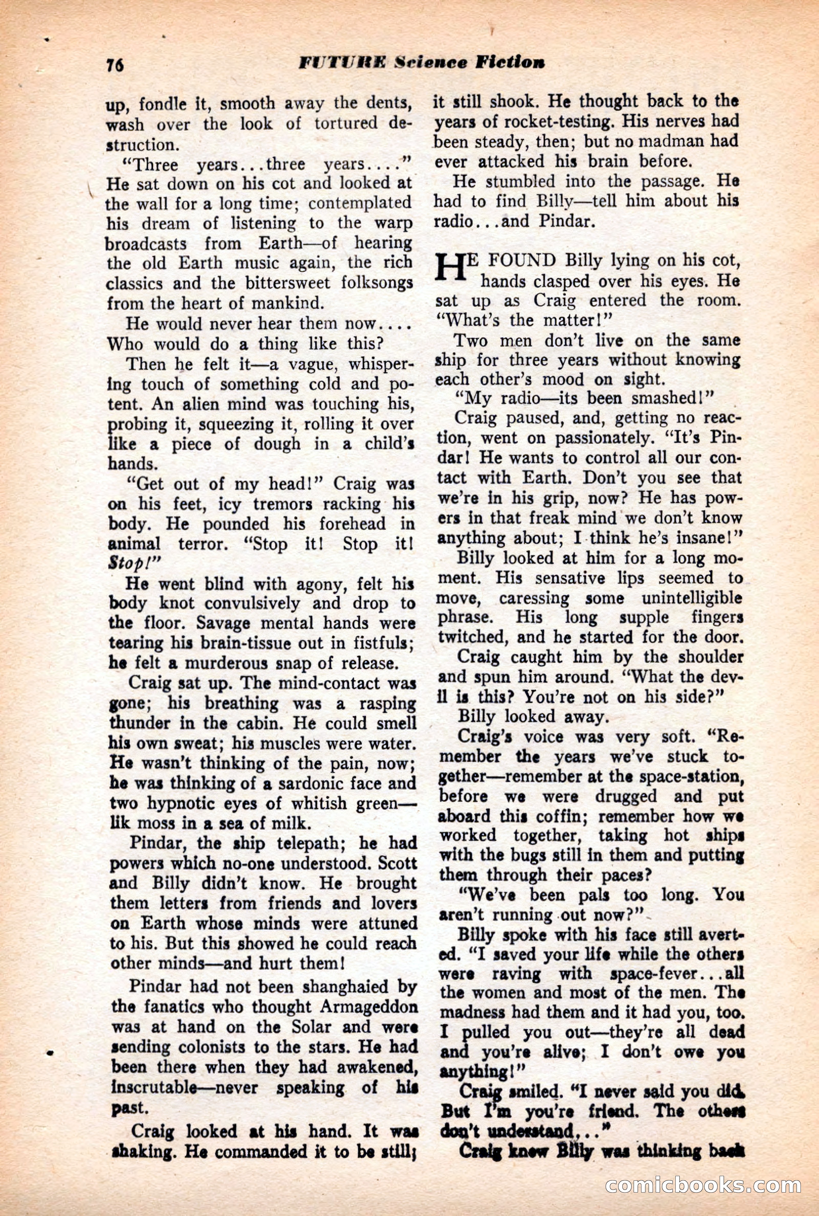 Future Science Fiction, May 1952 — page 76 of 100