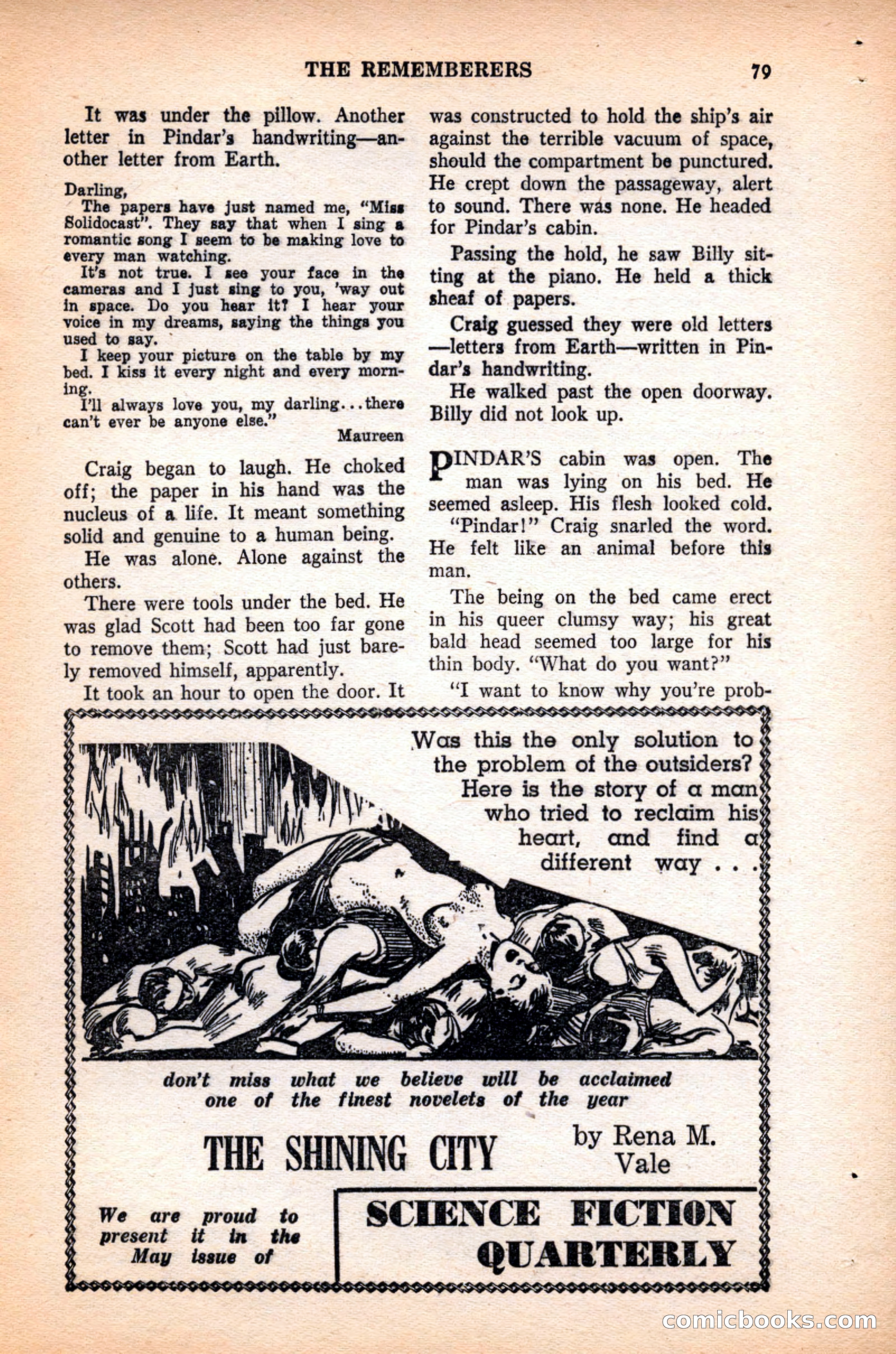 Future Science Fiction, May 1952 — page 79 of 100