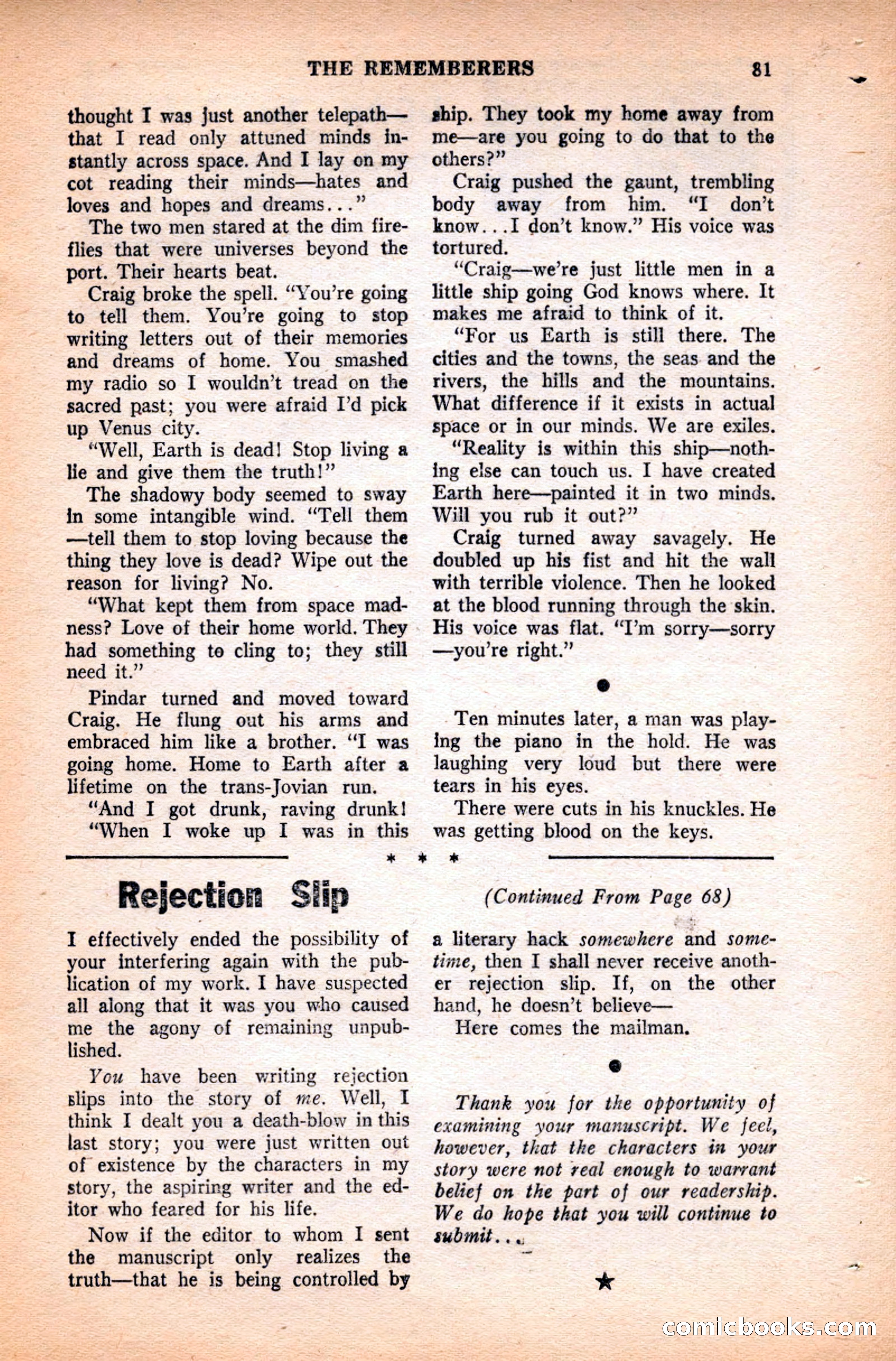 Future Science Fiction, May 1952 — page 81 of 100
