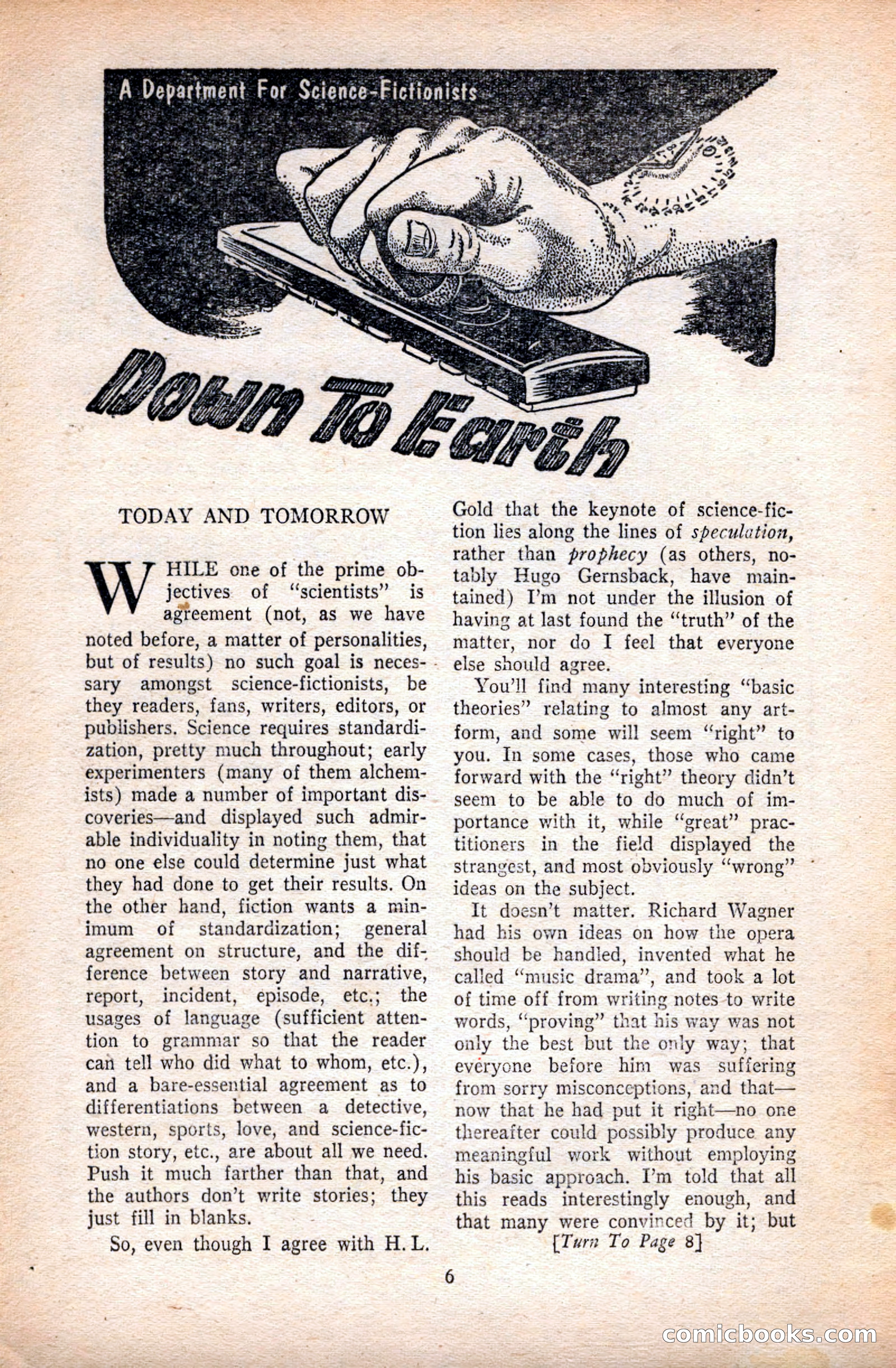 Future Science Fiction, July 1952 — page 6 of 100
