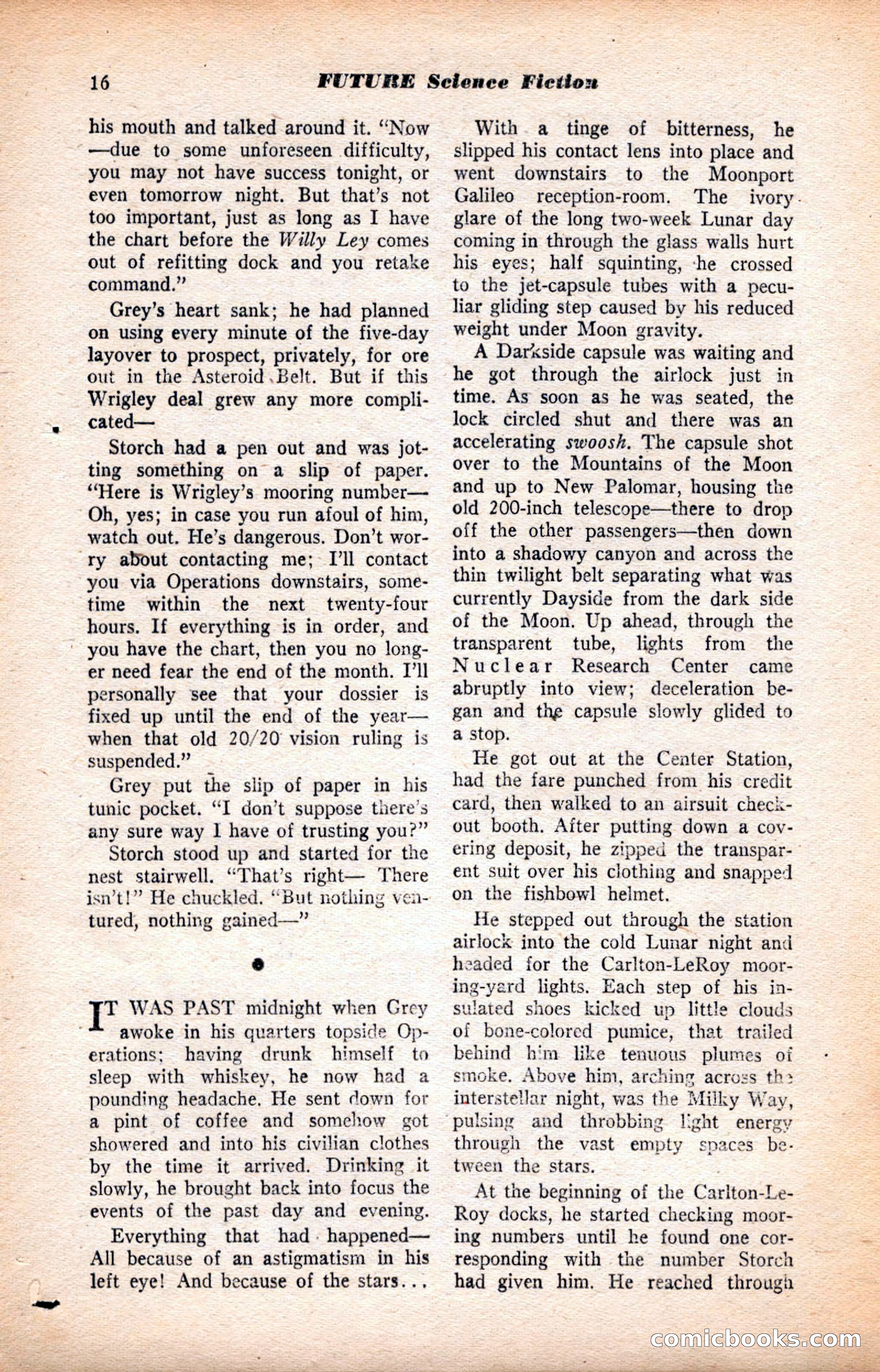 Future Science Fiction, July 1952 — page 16 of 100
