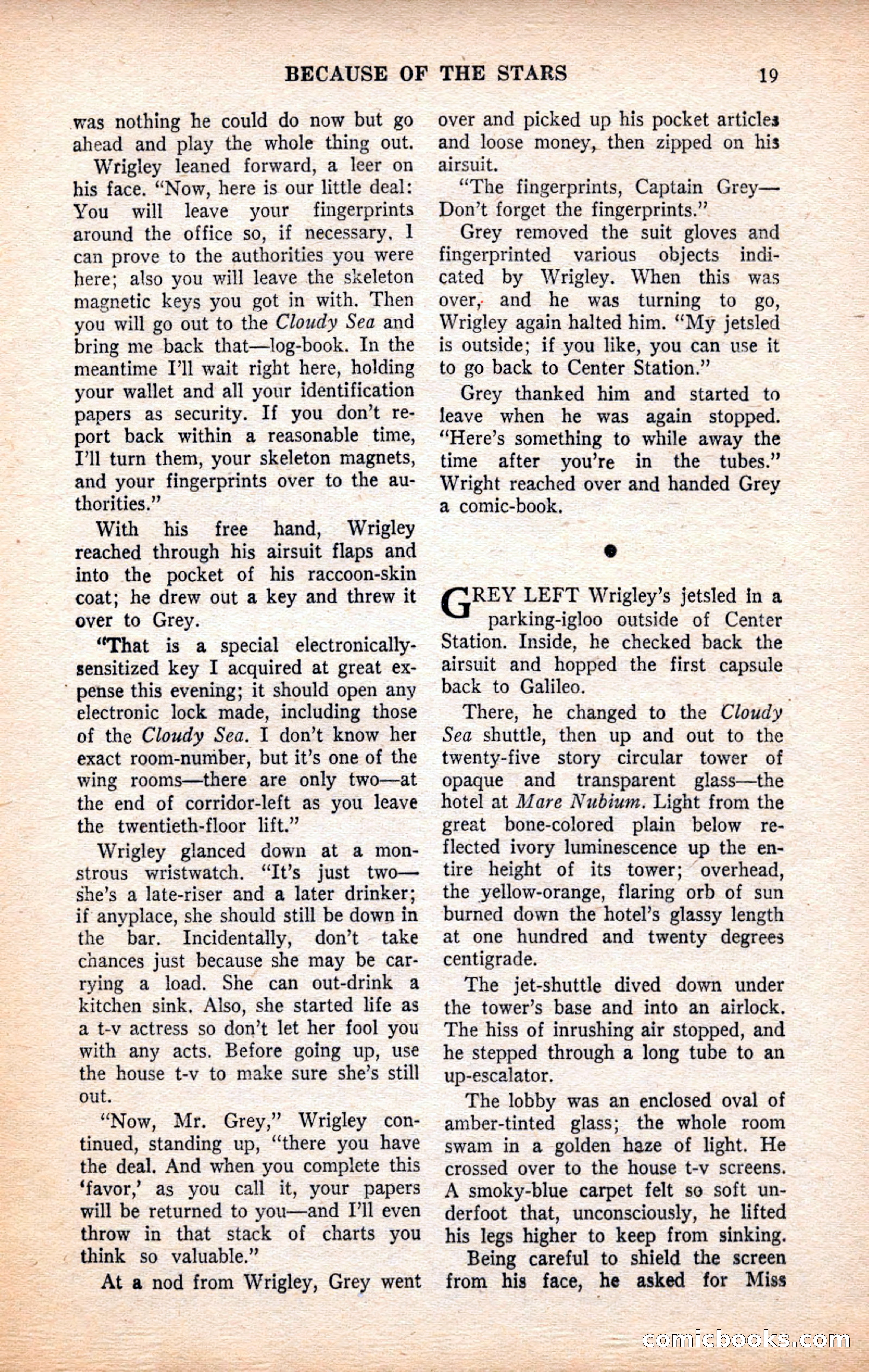 Future Science Fiction, July 1952 — page 19 of 100