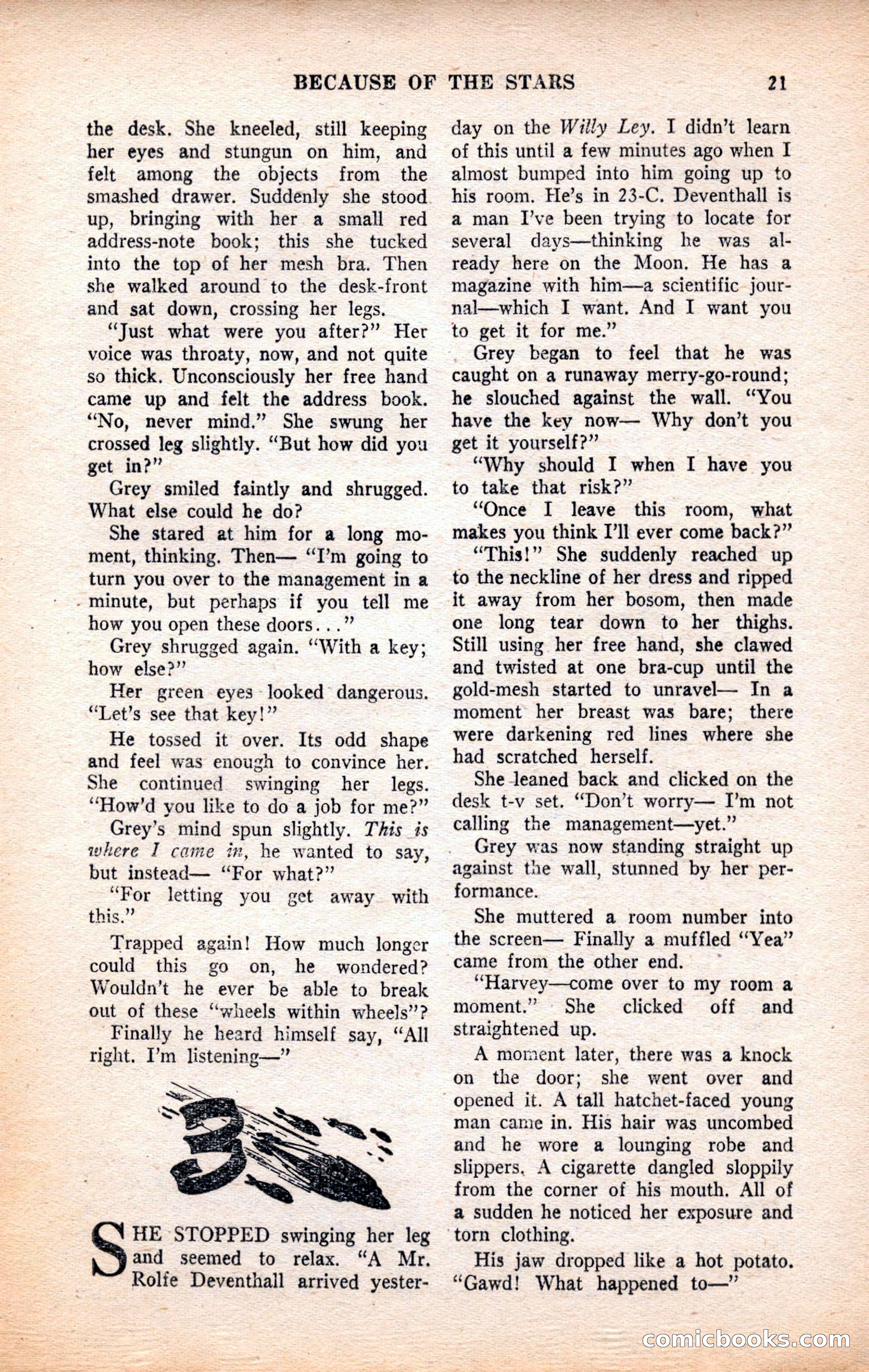 Future Science Fiction, July 1952 — page 21 of 100