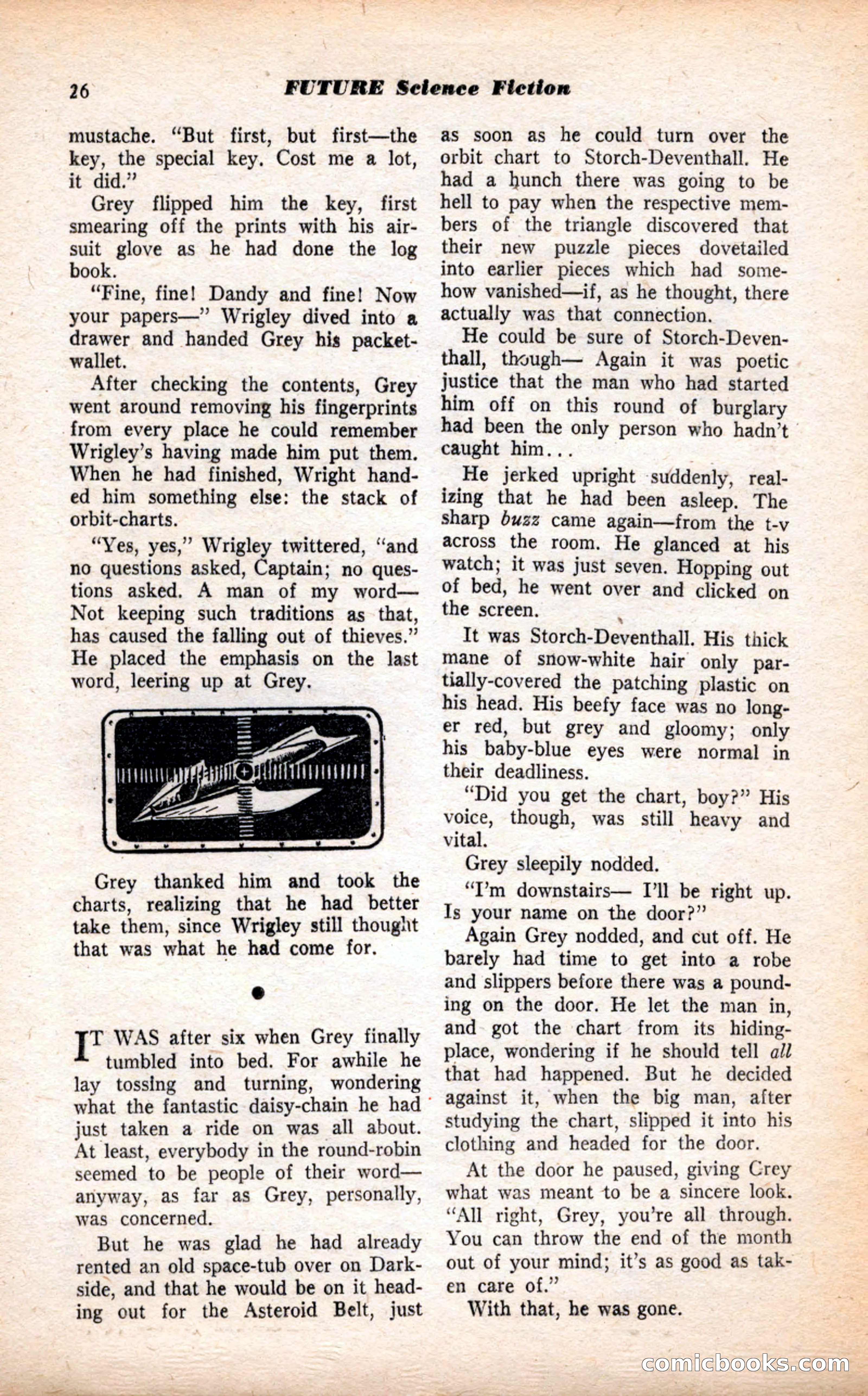 Future Science Fiction, July 1952 — page 26 of 100