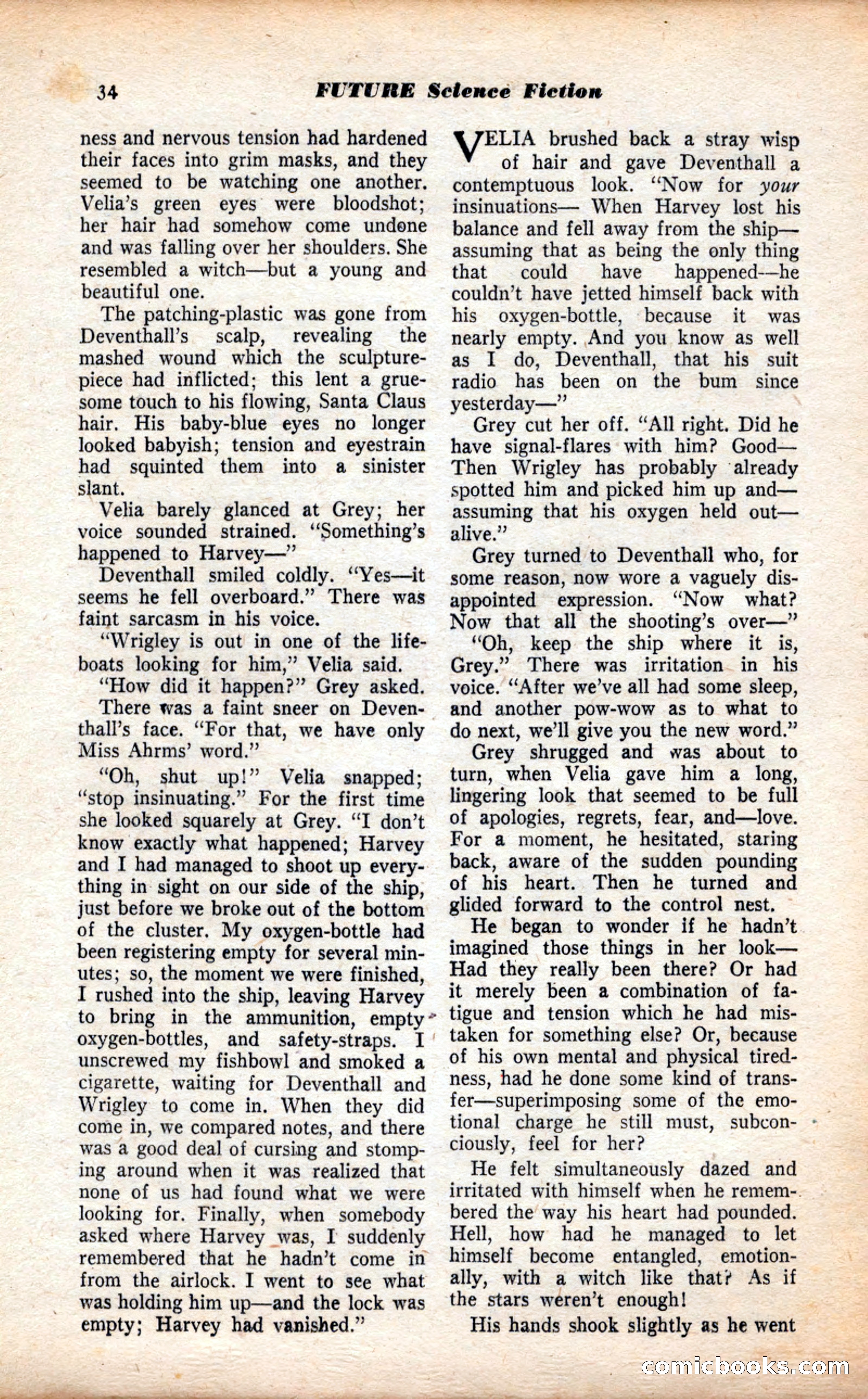Future Science Fiction, July 1952 — page 34 of 100