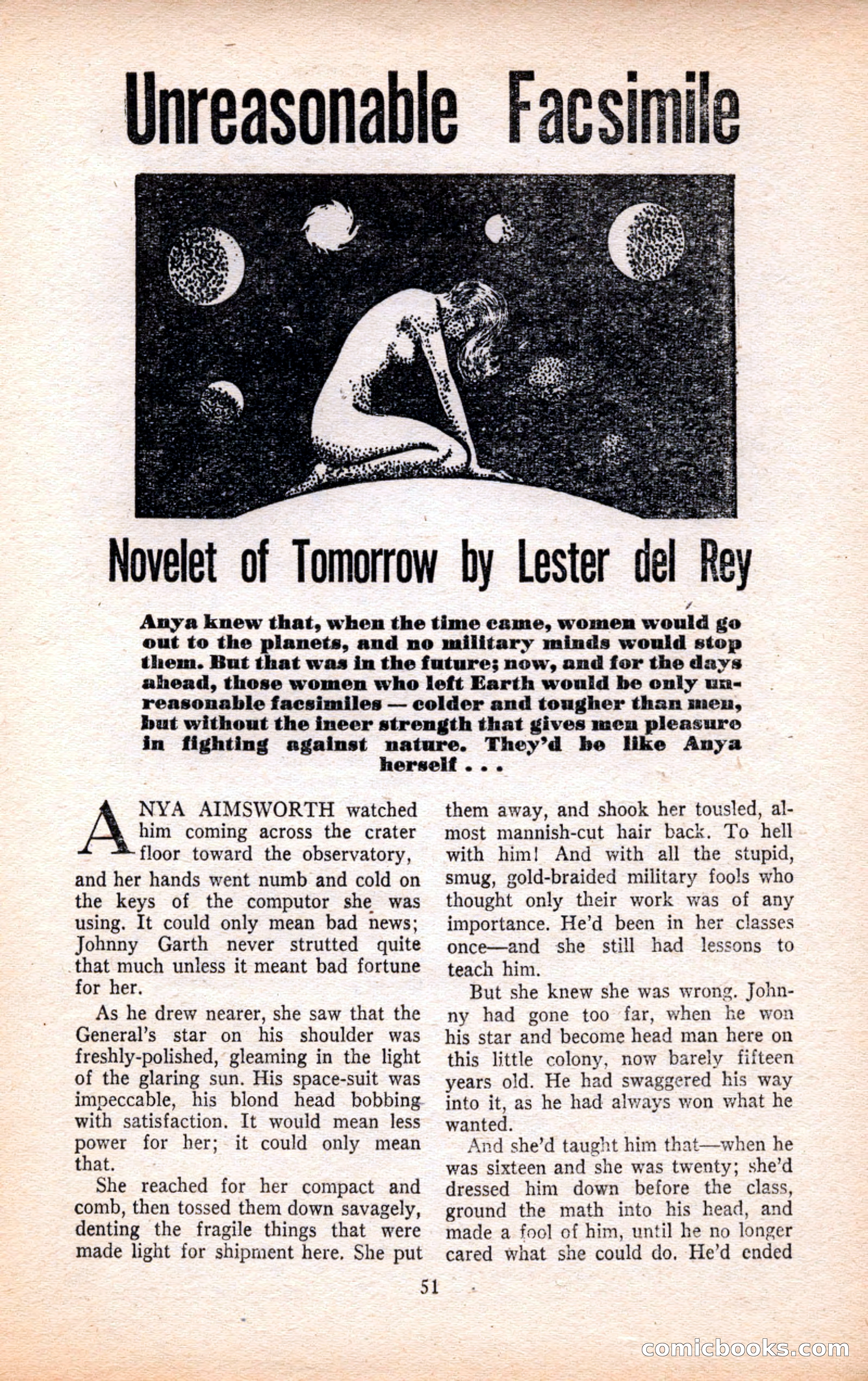 Future Science Fiction, July 1952 — page 51 of 100
