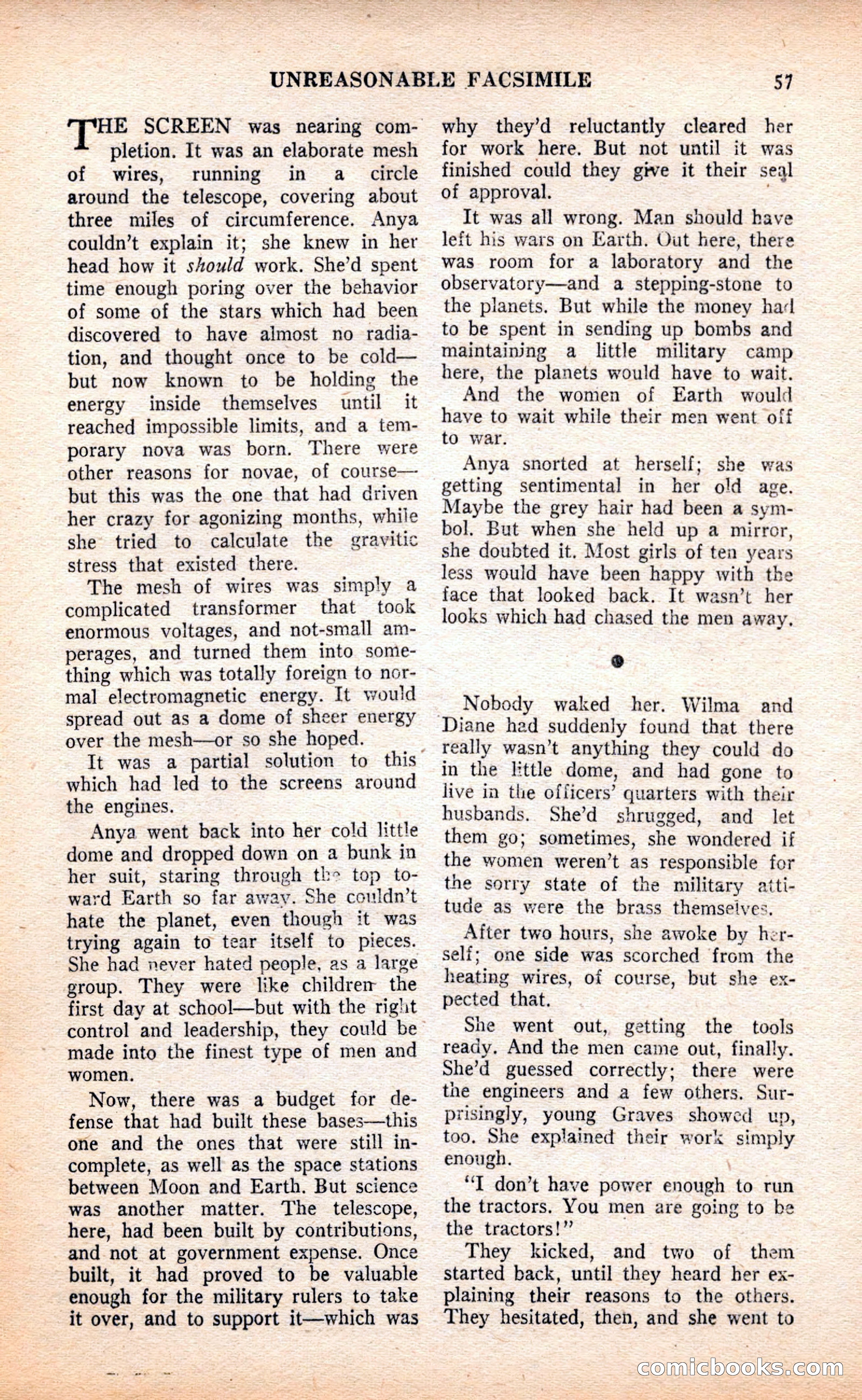 Future Science Fiction, July 1952 — page 57 of 100