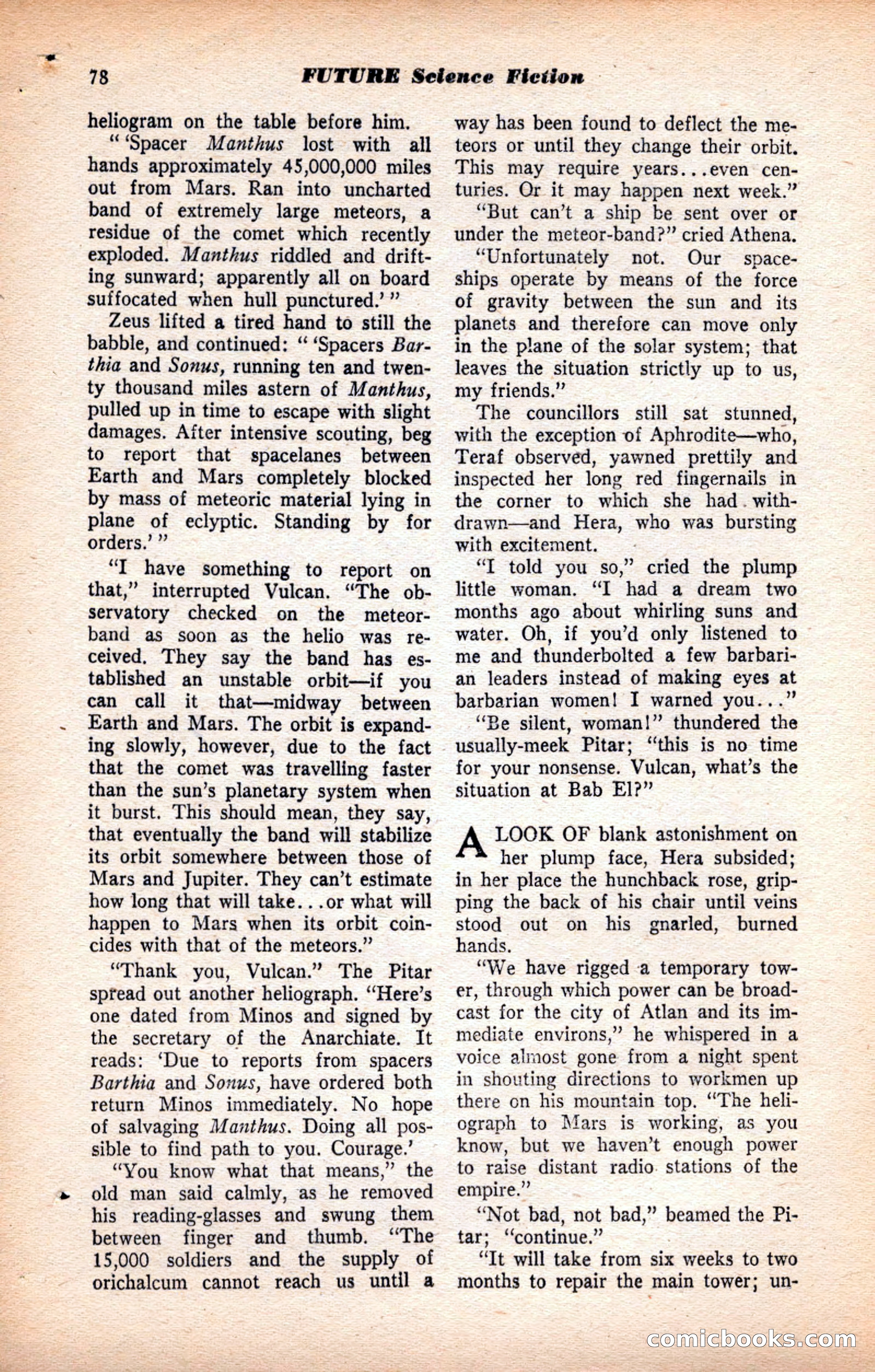 Future Science Fiction, July 1952 — page 78 of 100