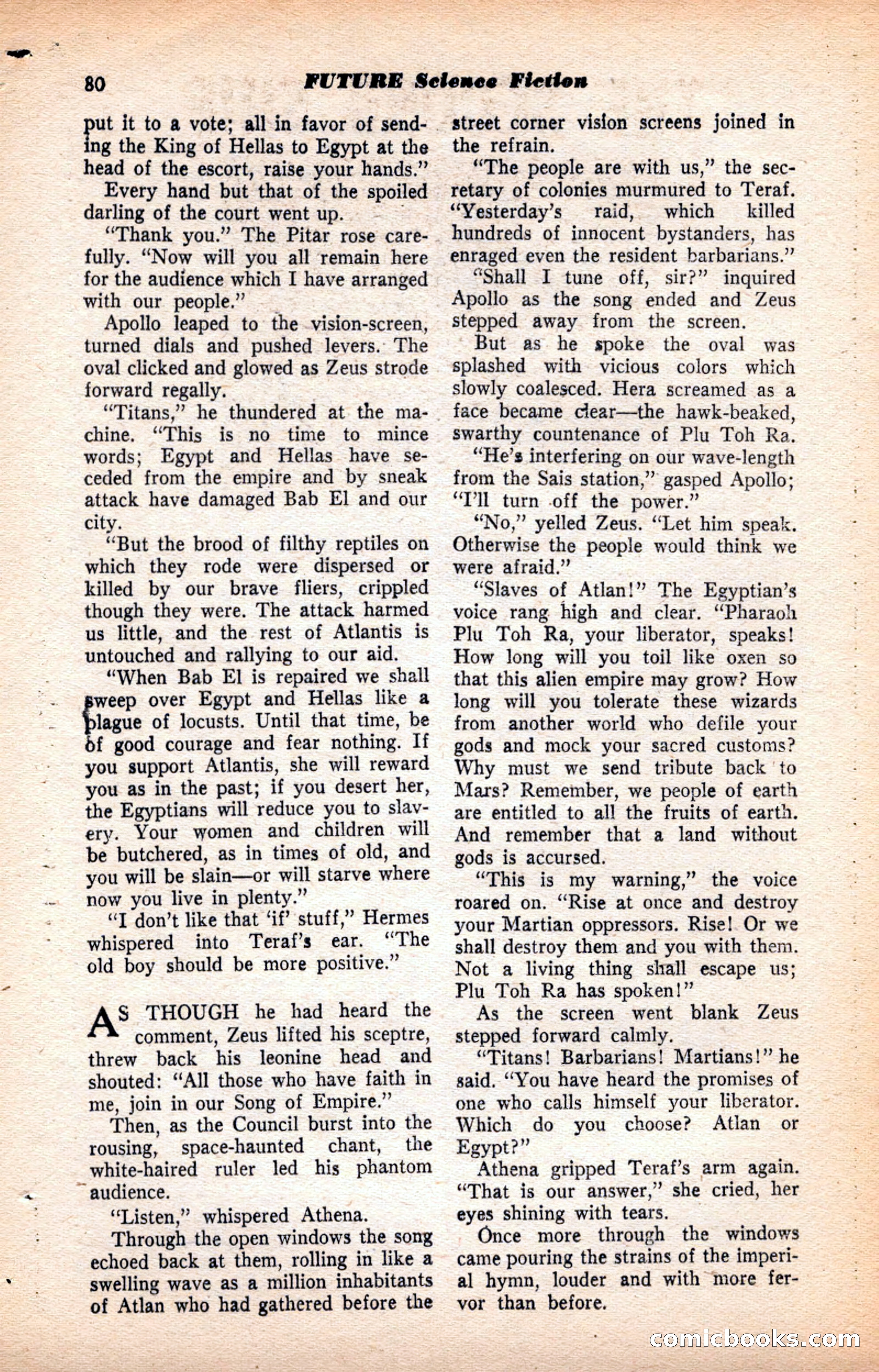 Future Science Fiction, July 1952 — page 80 of 100