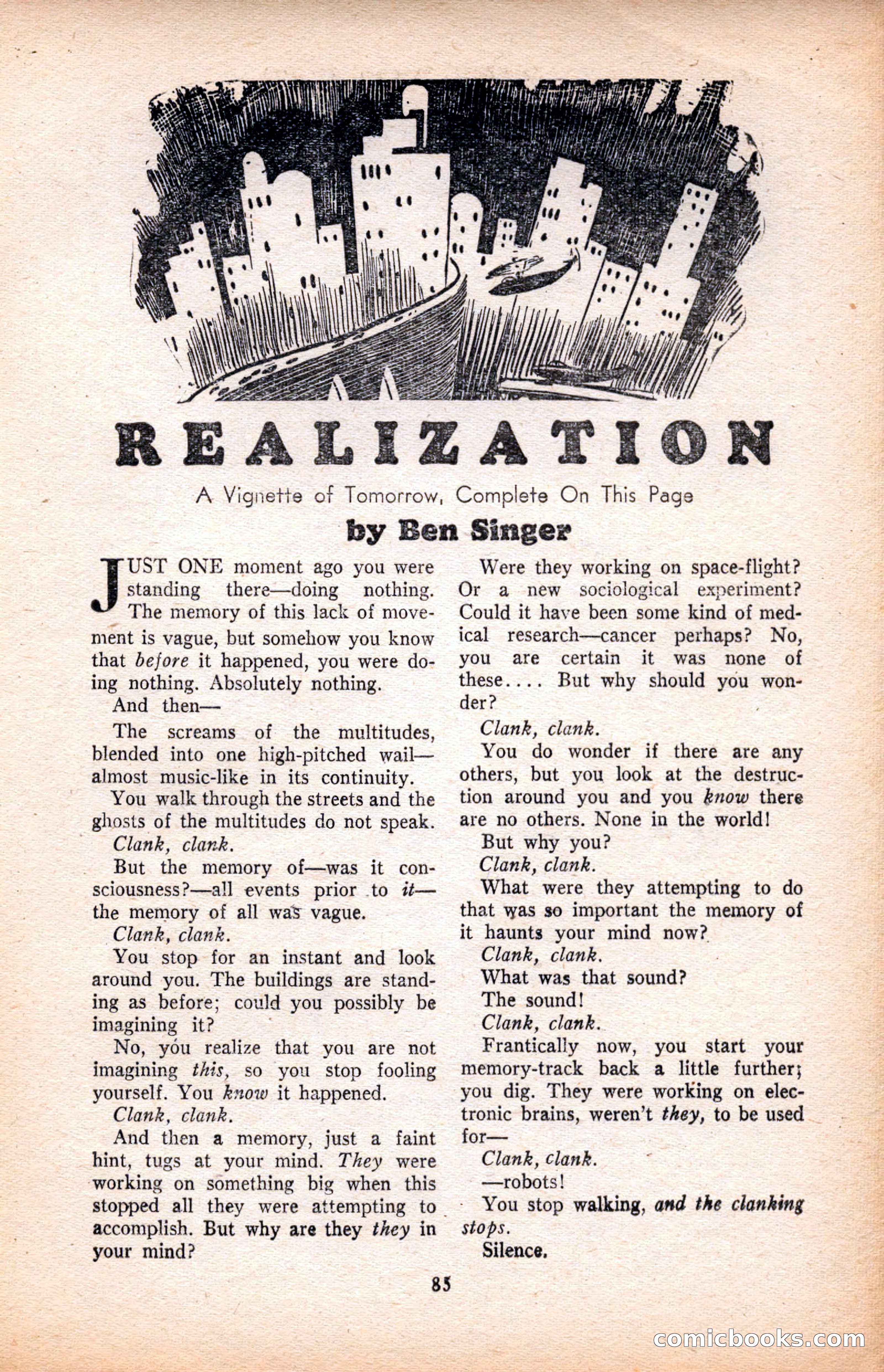 Future Science Fiction, July 1952 — page 85 of 100