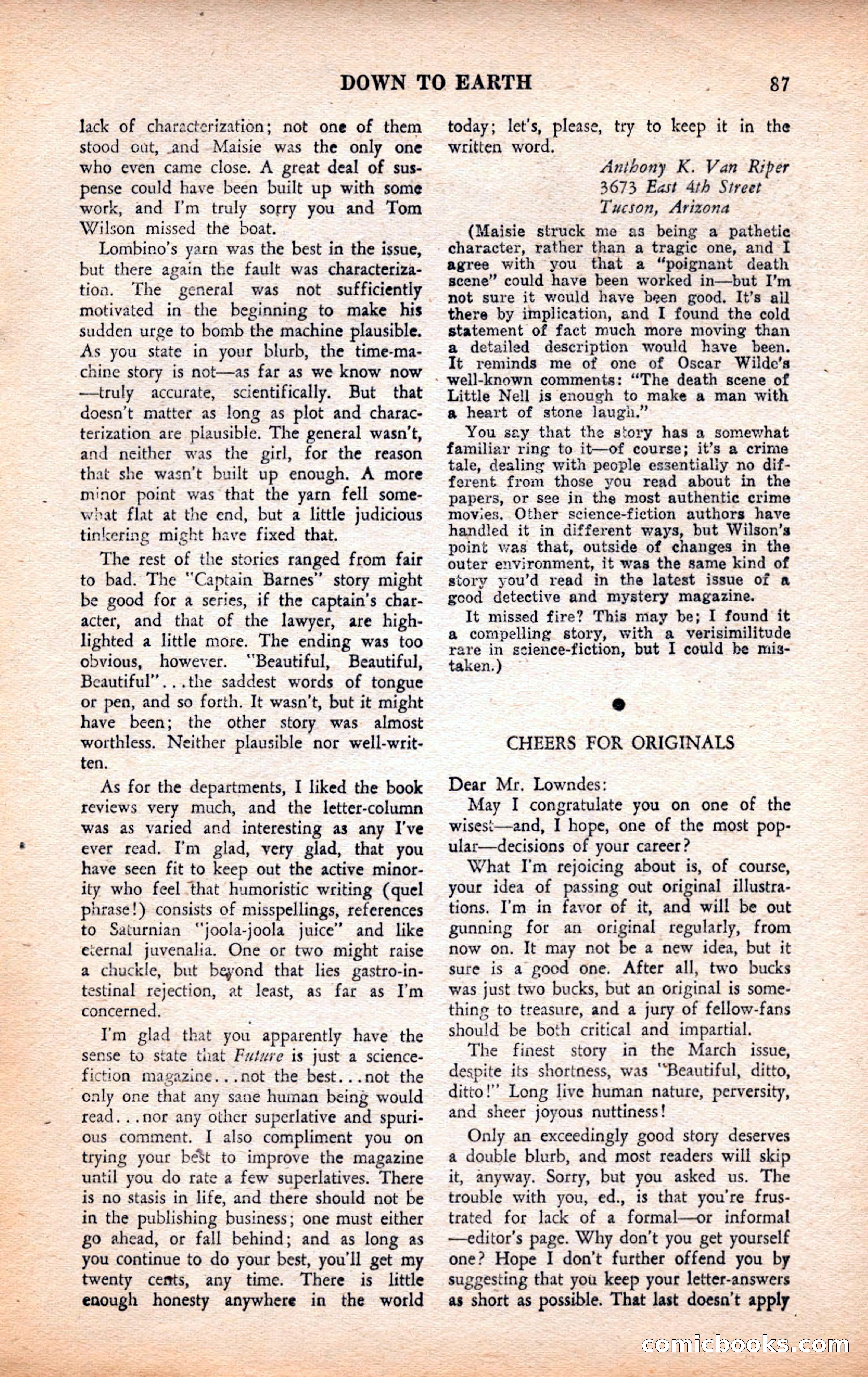 Future Science Fiction, July 1952 — page 87 of 100