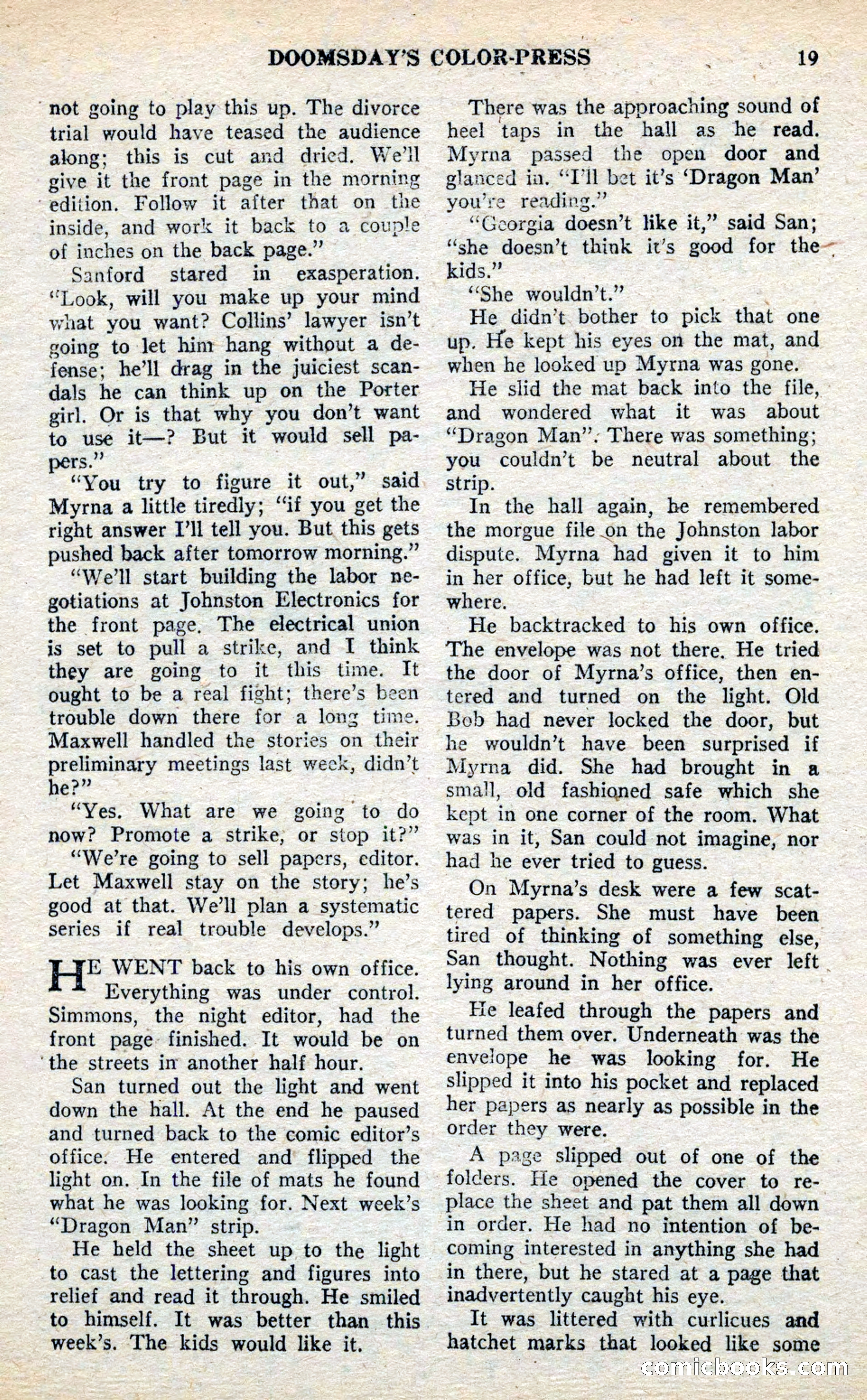 Future Science Fiction, November 1952 — page 19 of 96
