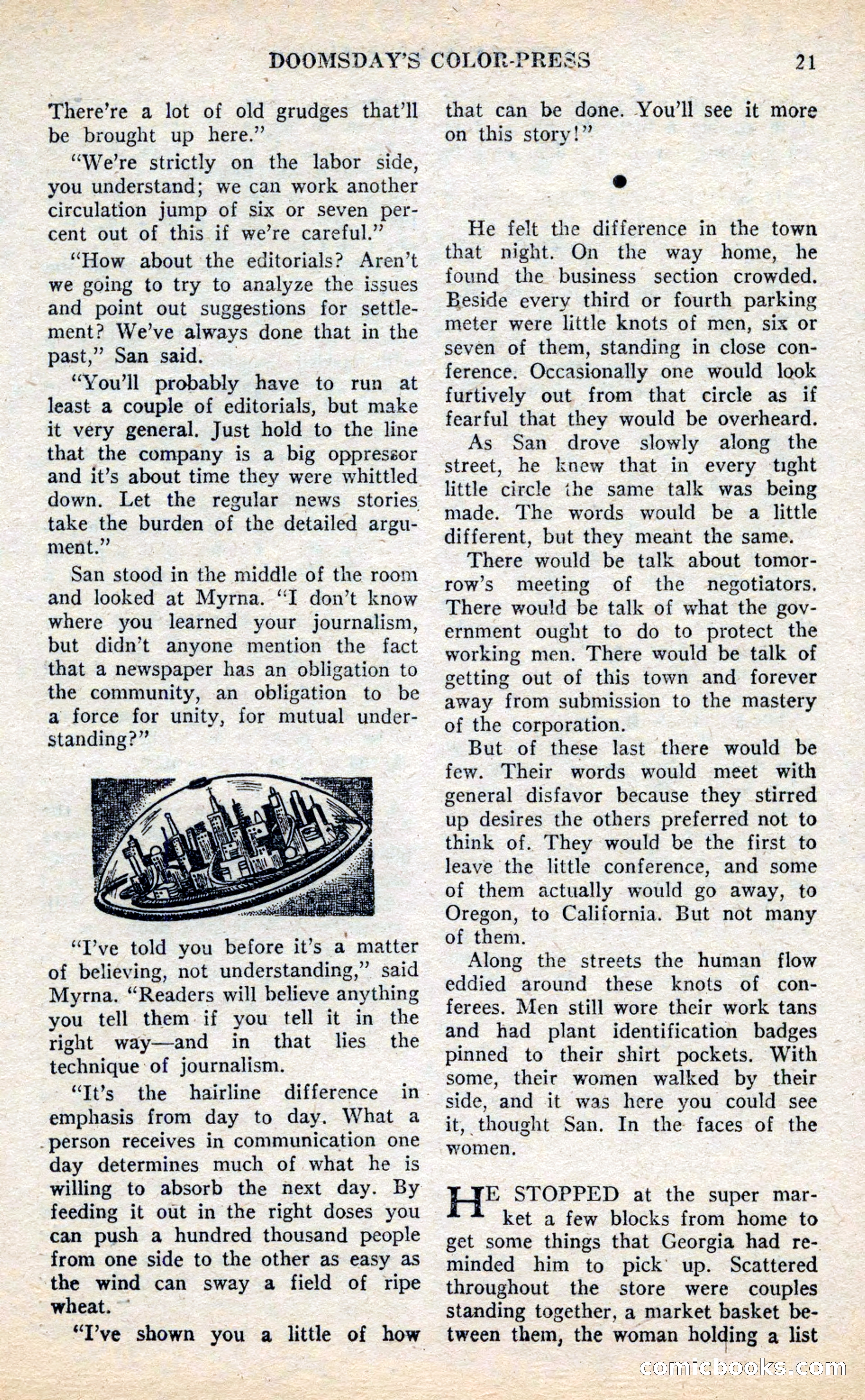 Future Science Fiction, November 1952 — page 21 of 96