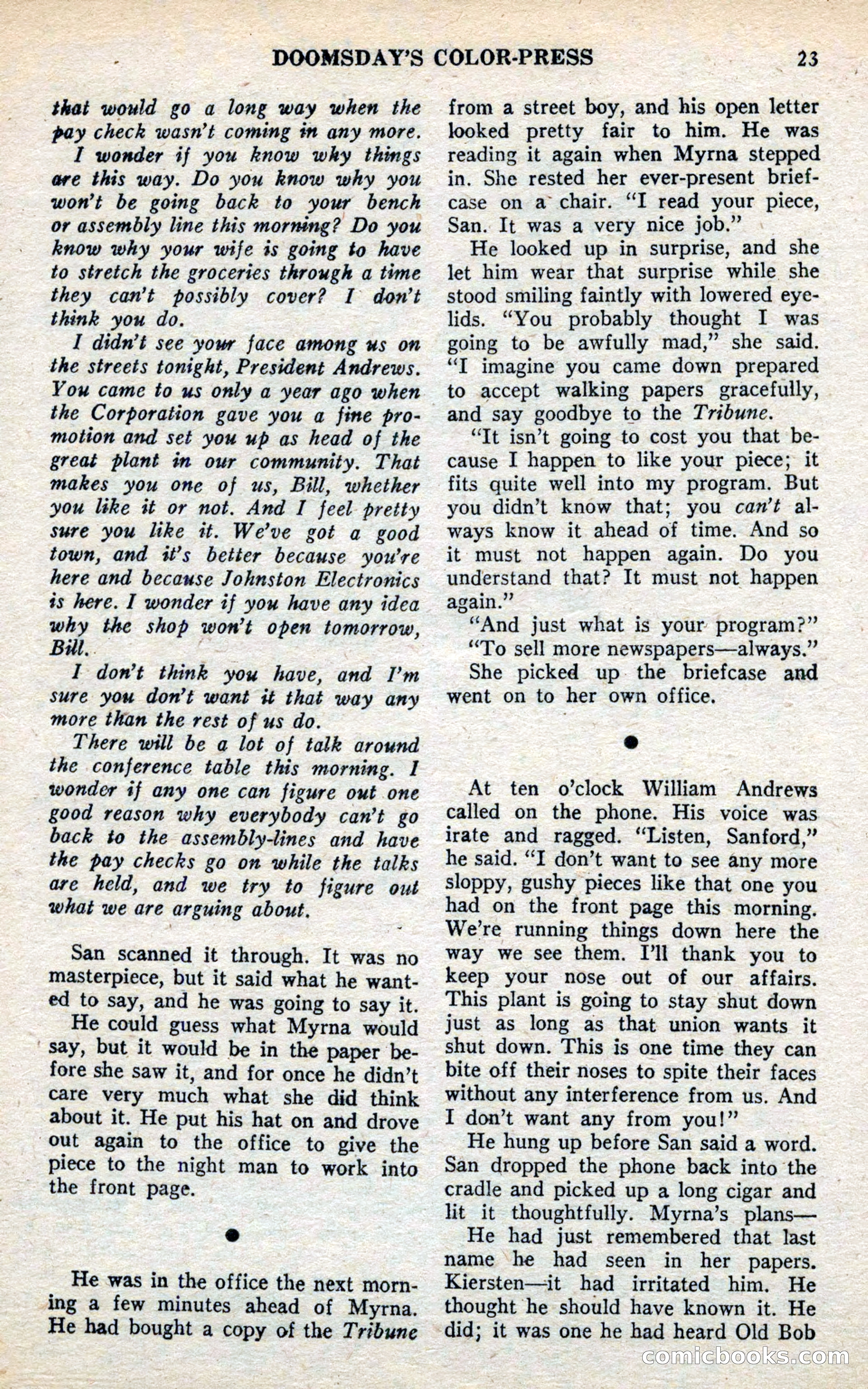 Future Science Fiction, November 1952 — page 23 of 96