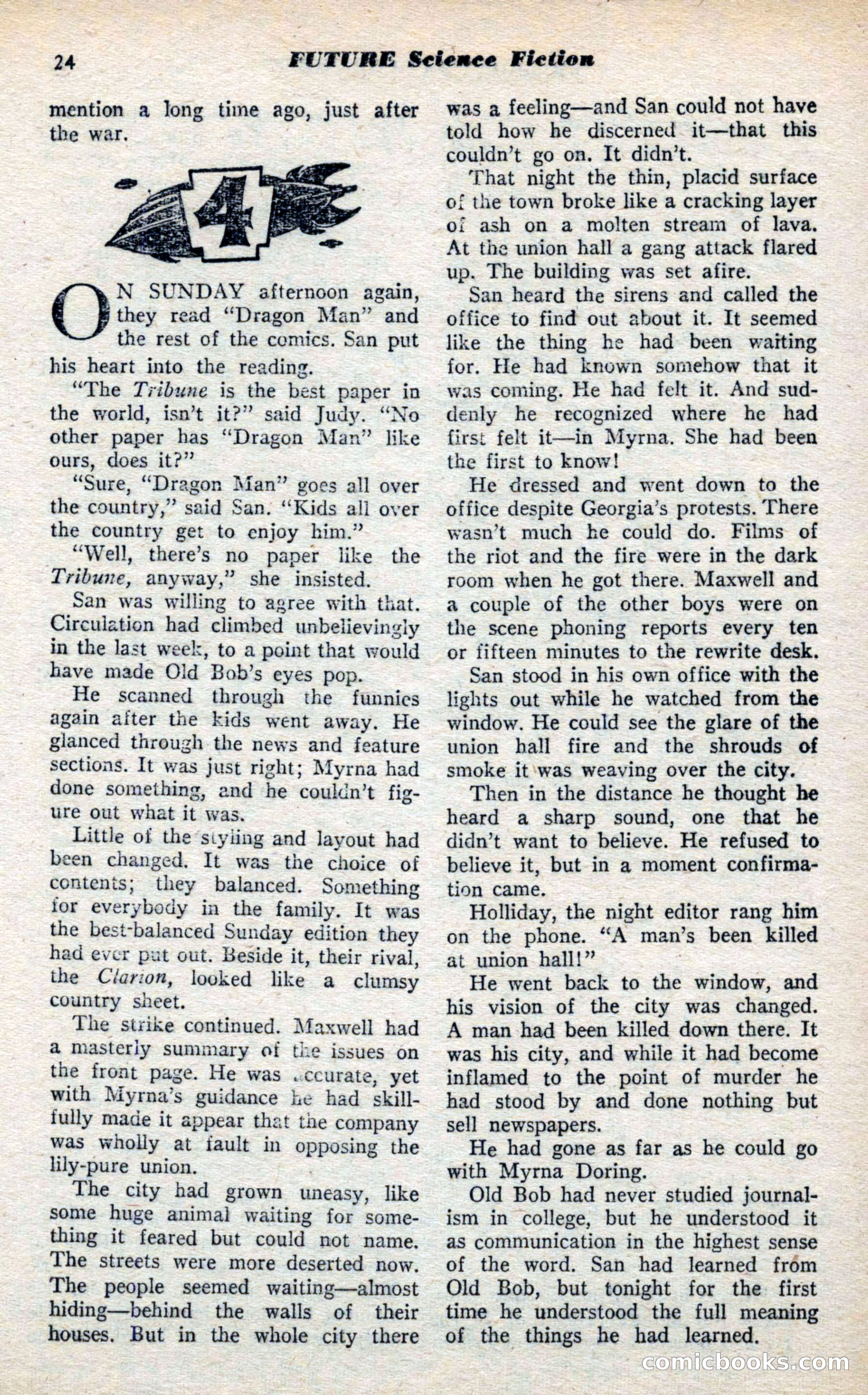 Future Science Fiction, November 1952 — page 24 of 96