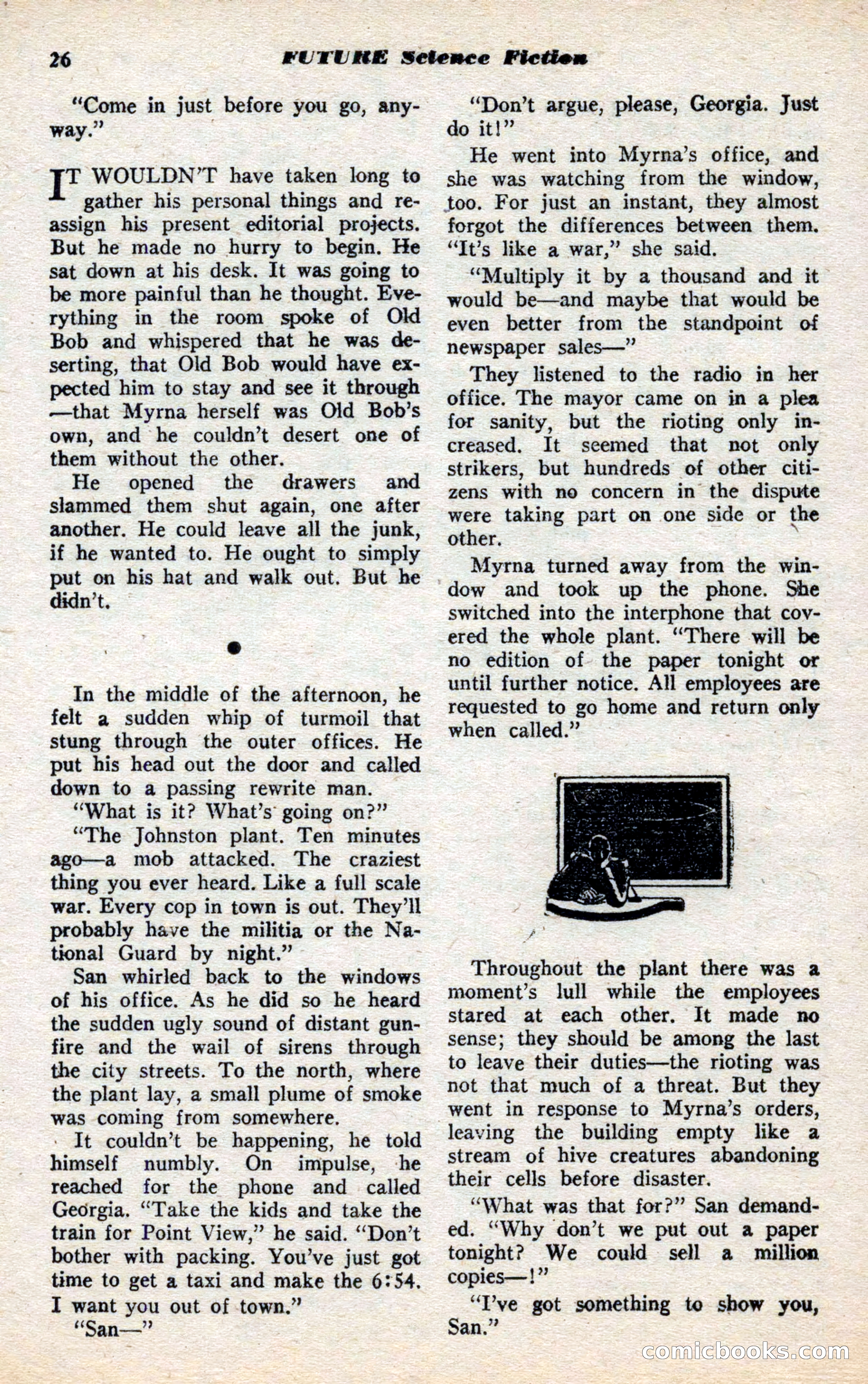 Future Science Fiction, November 1952 — page 26 of 96