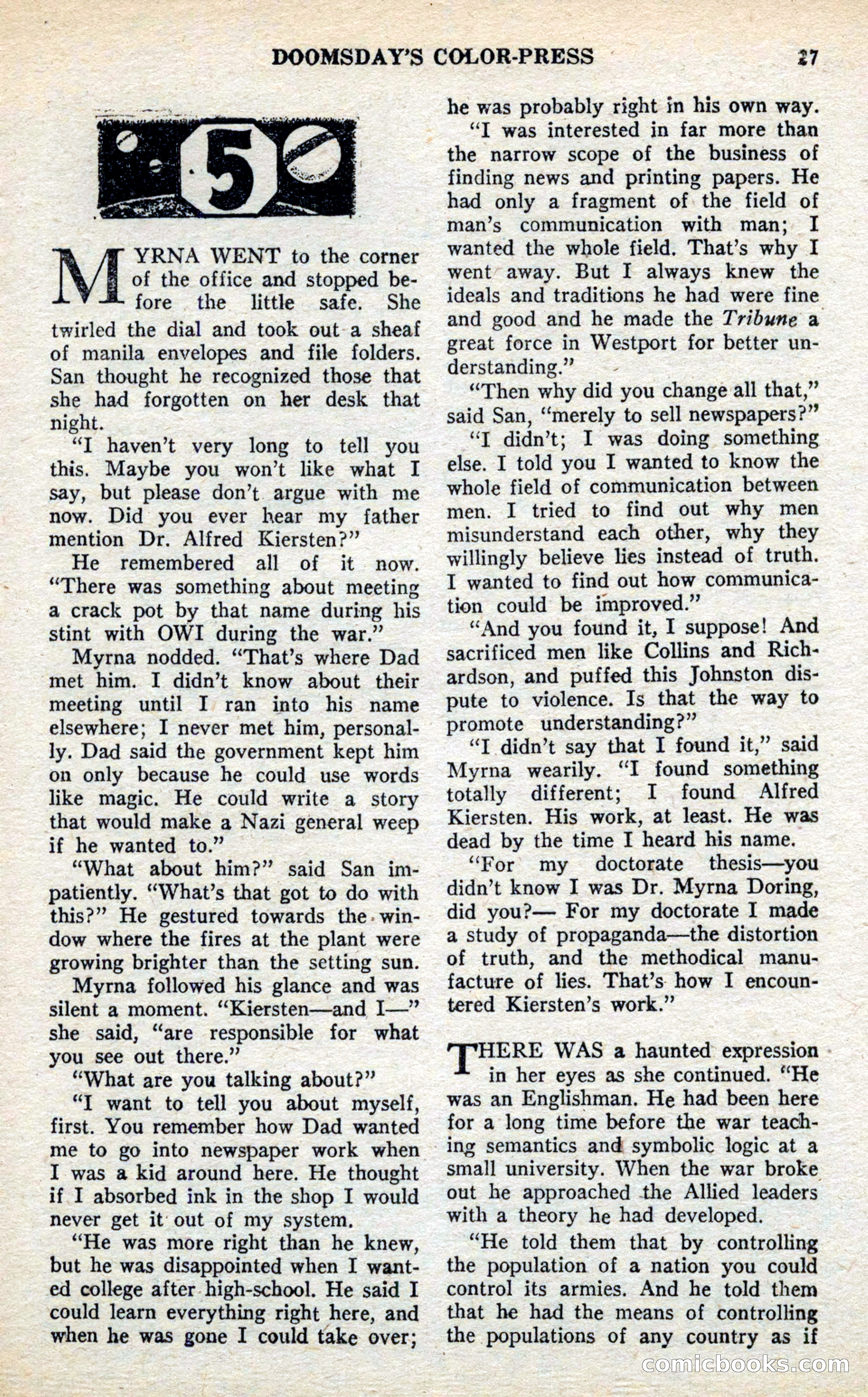 Future Science Fiction, November 1952 — page 27 of 96