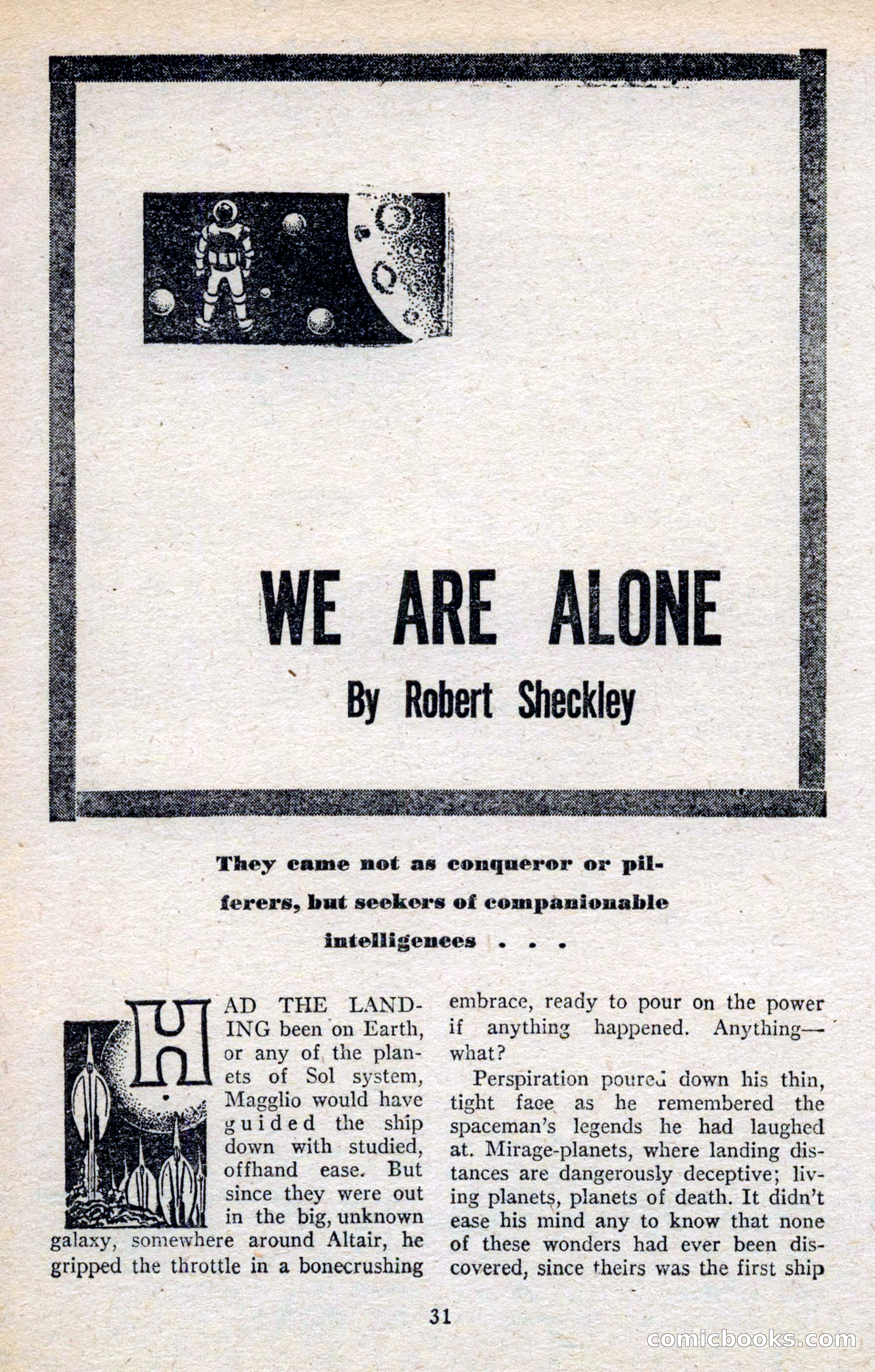 Future Science Fiction, November 1952 — page 31 of 96