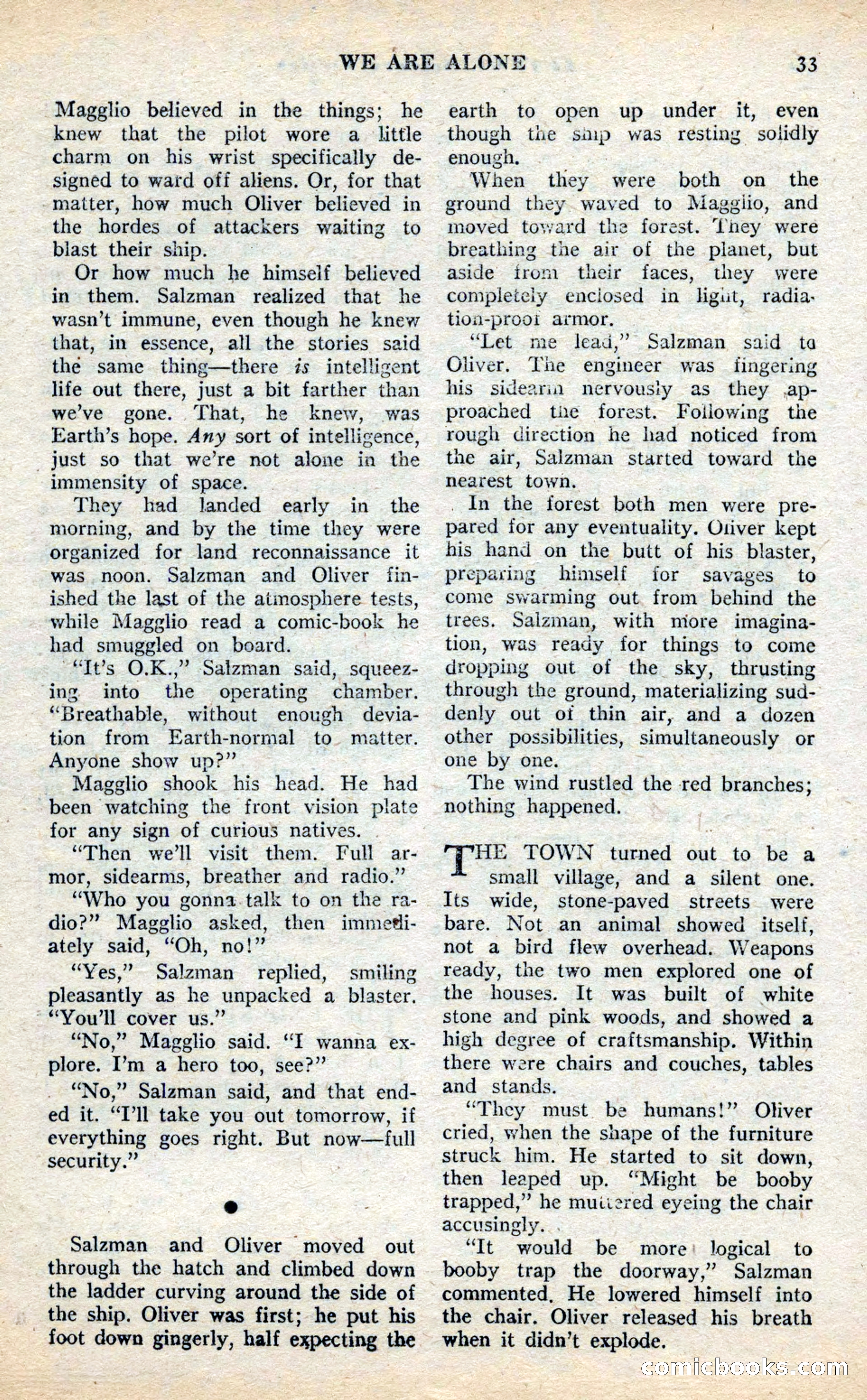 Future Science Fiction, November 1952 — page 33 of 96