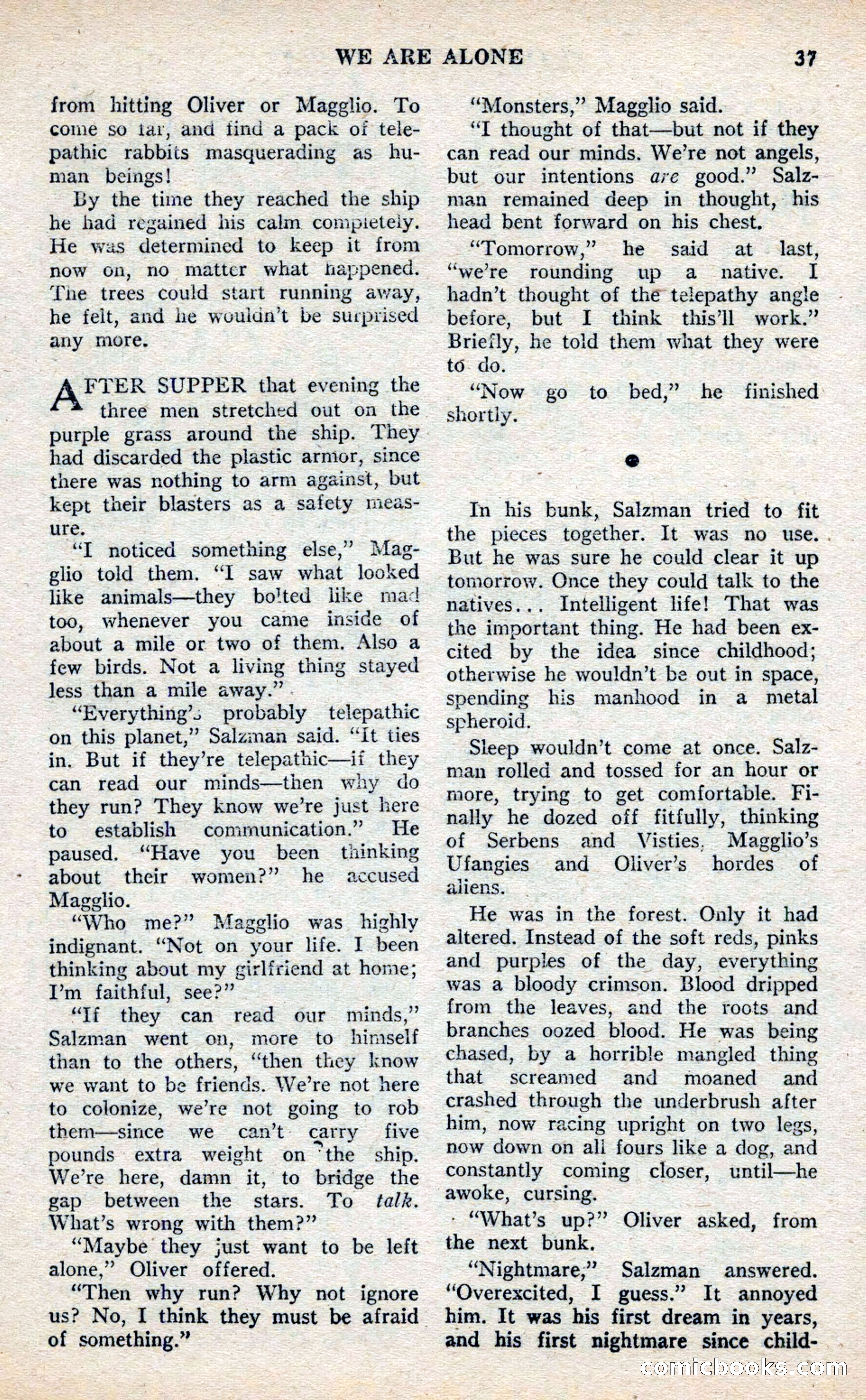 Future Science Fiction, November 1952 — page 37 of 96