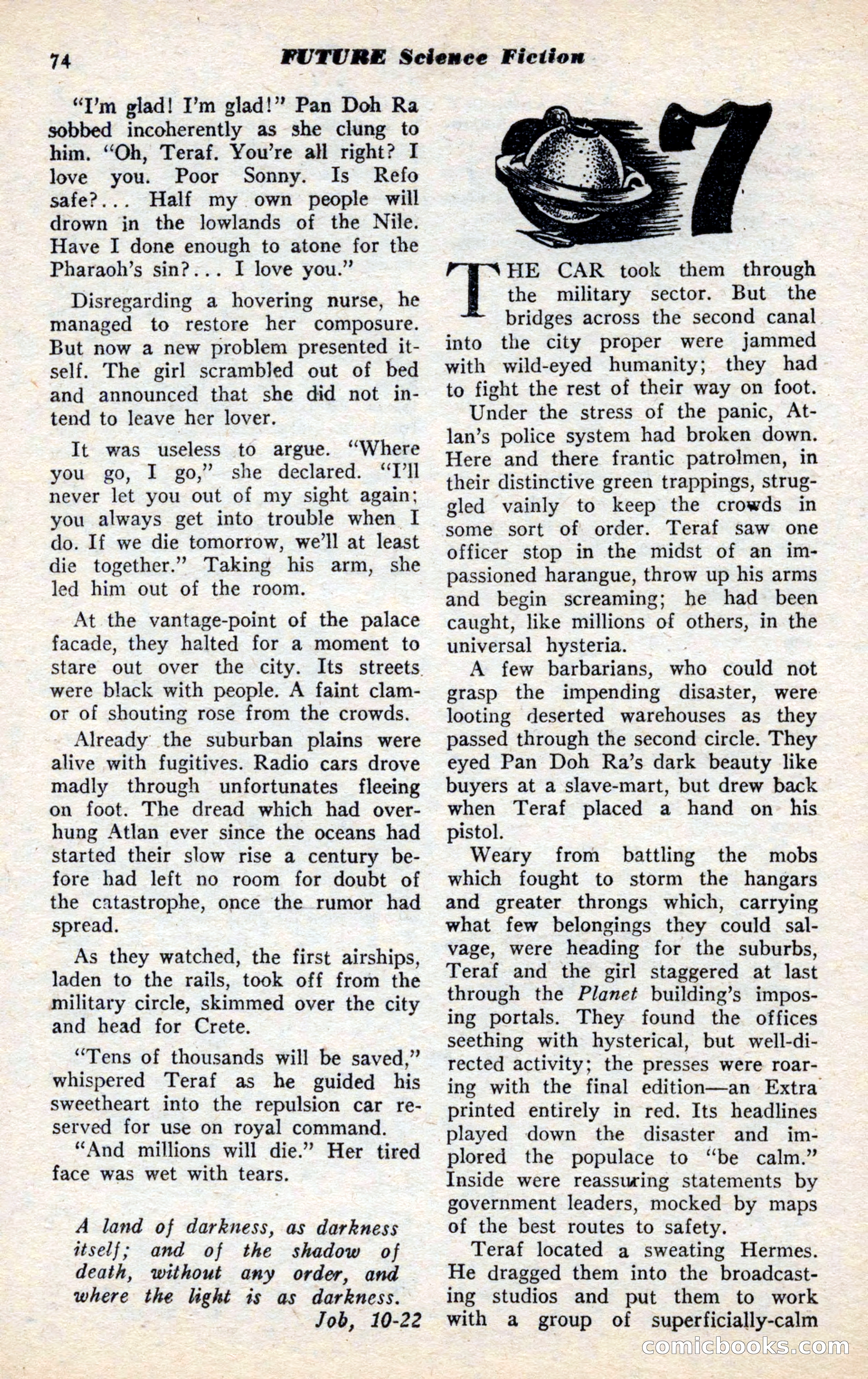 Future Science Fiction, November 1952 — page 70 of 96