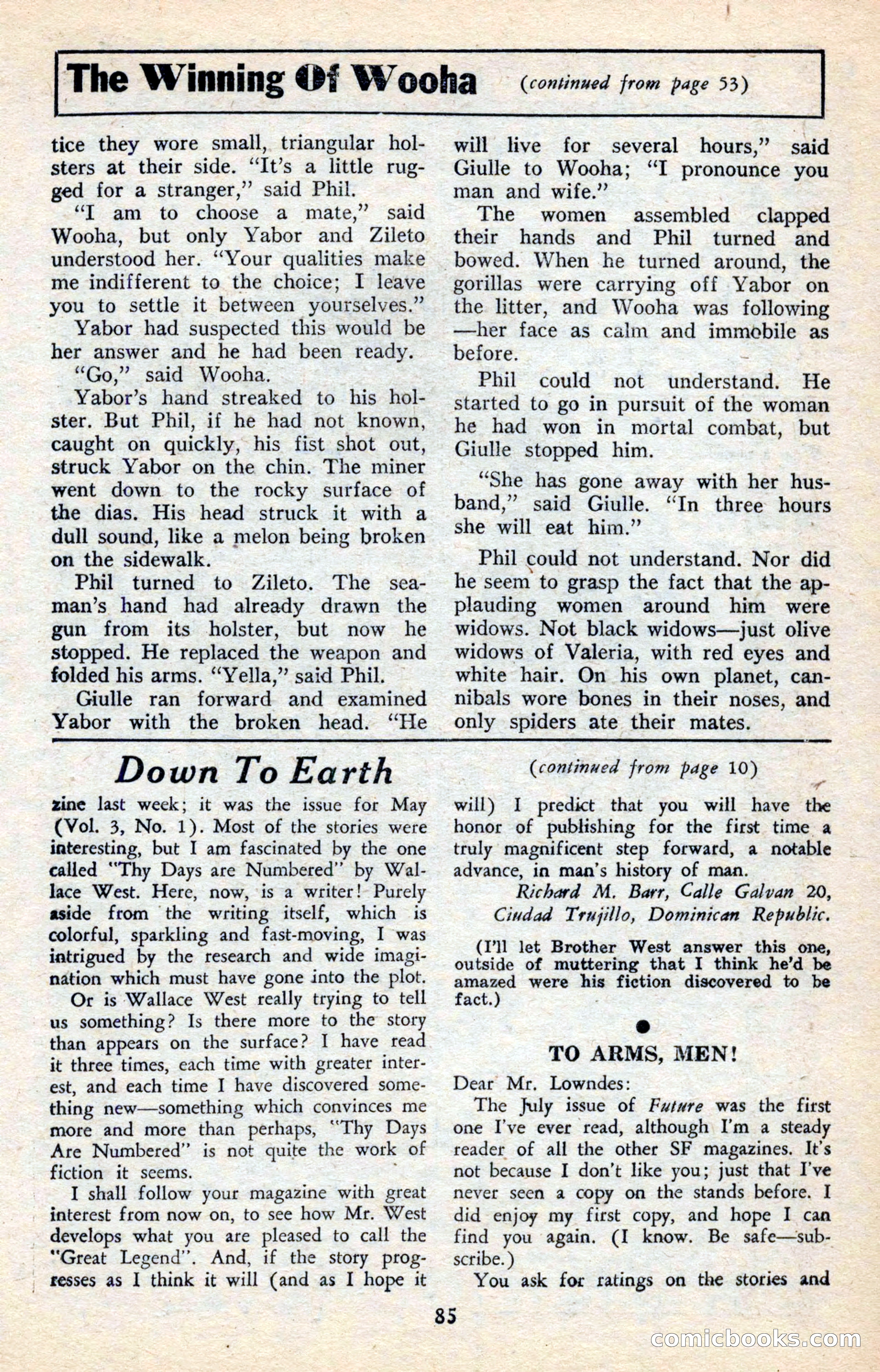Future Science Fiction, November 1952 — page 81 of 96